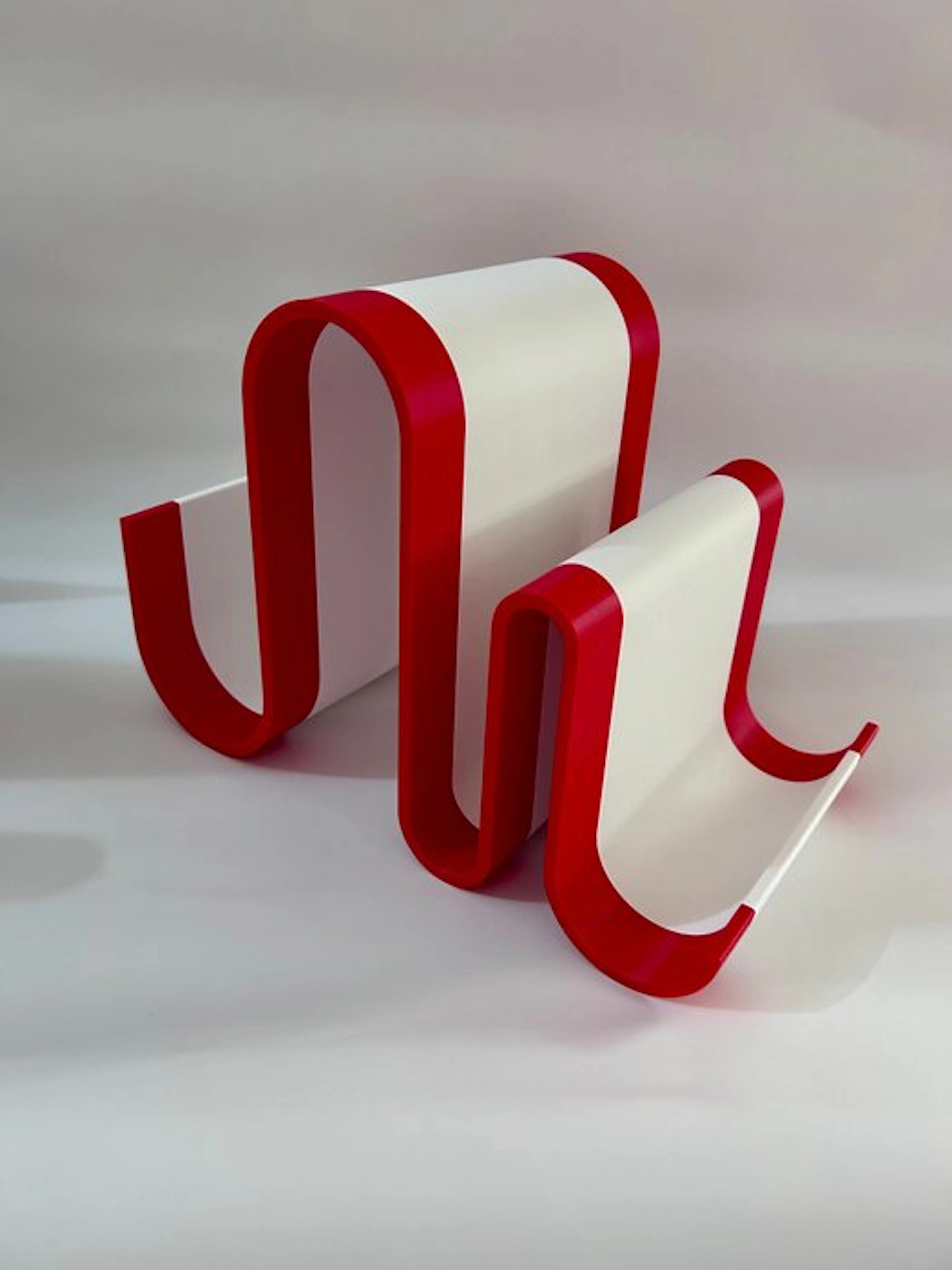 TiWo Design - Magazine rack - Space Age Wave Stand for...