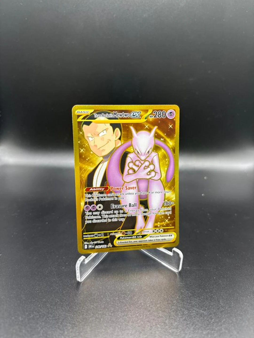 Pokémon - 1 Card Team Rocket's Mewtwo 240 Destined Rivals