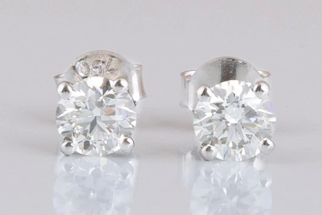 No reserve price - Earrings - 18 kt