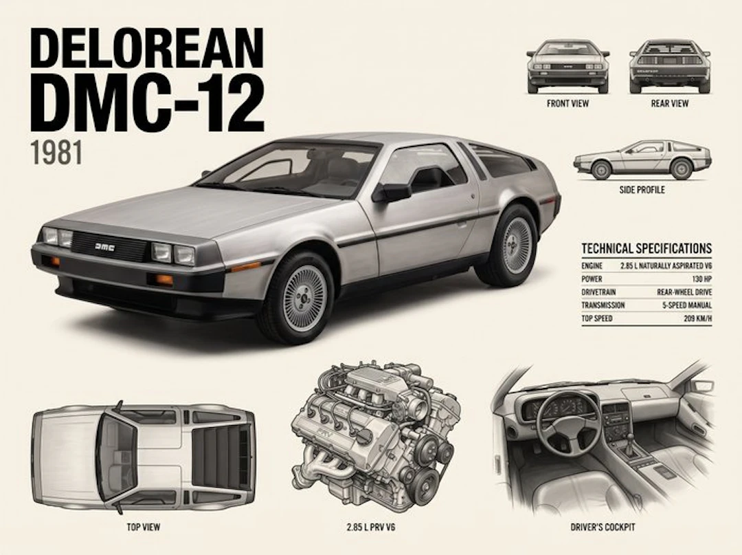 Shmidt.Art - DeLorean - DELOREAN DMC-12 1981 - 2010s