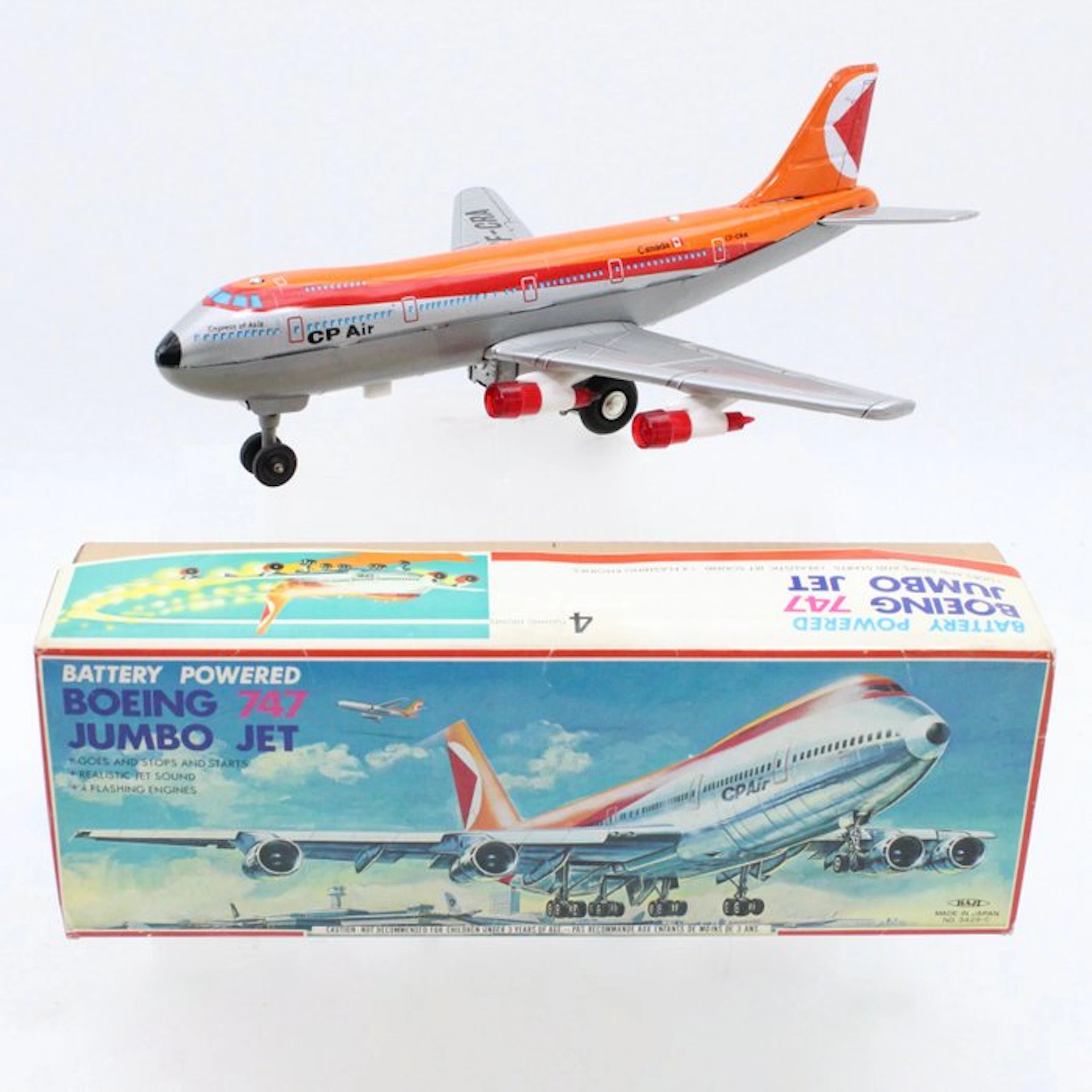 Haji, Japan - Model plane - Boeing 747 Jumbo Jet