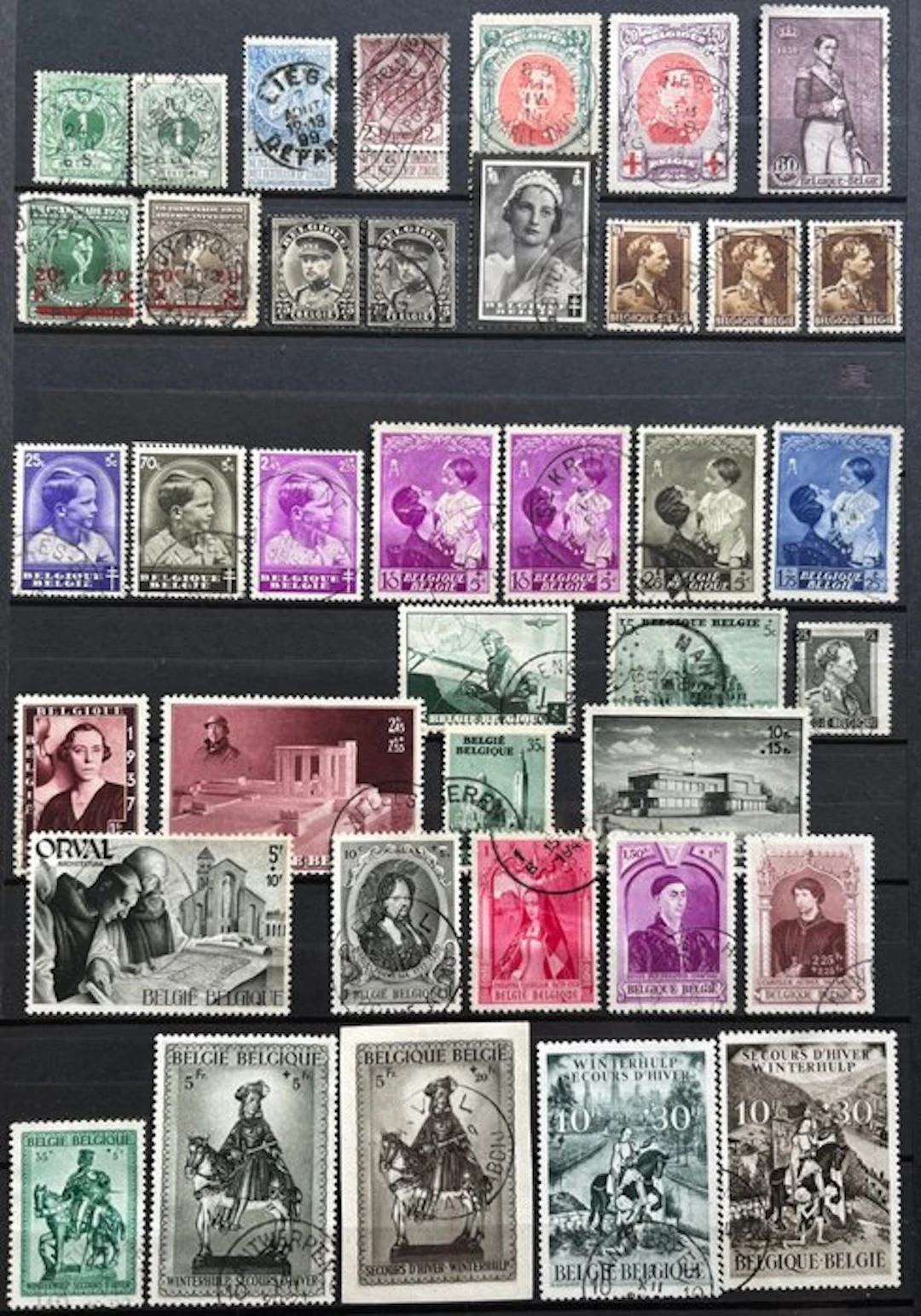 Belgium 1915/1960 - Nice composition