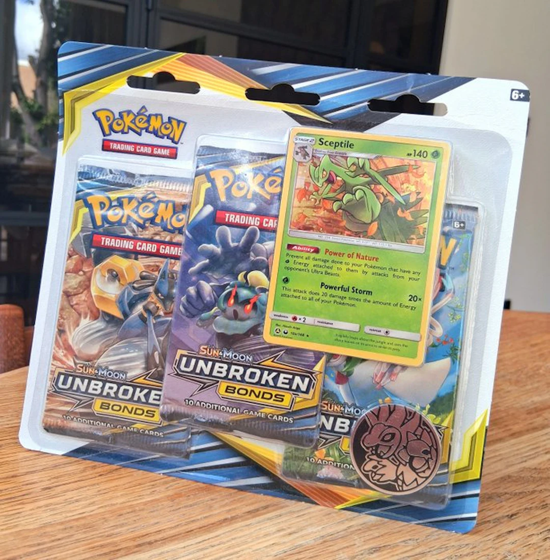 Pokémon - 1 Blister pack - 3 Pack Blister - Sceptile...