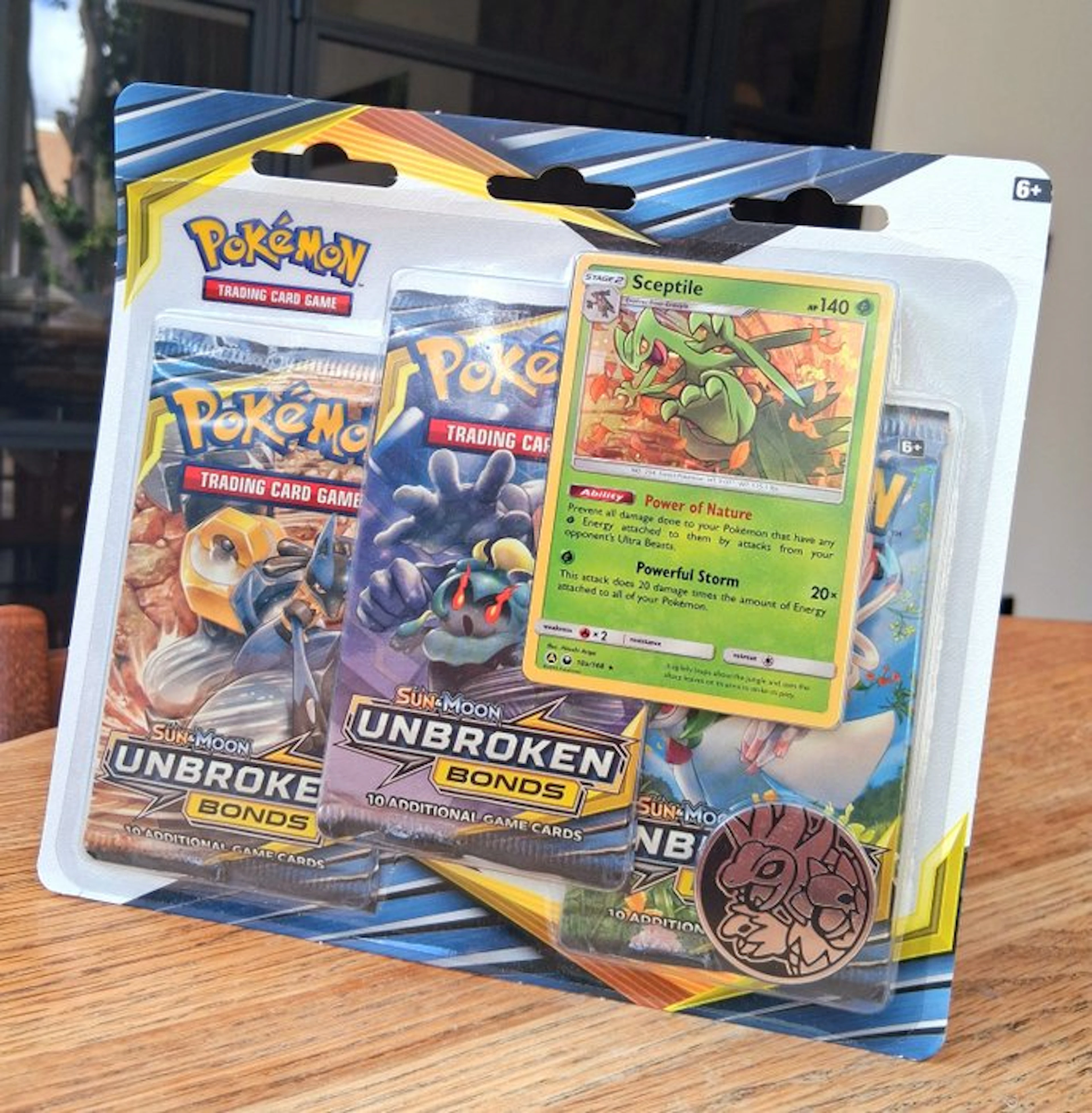Pokémon - 1 Blister pack - 3 Pack Blister - Sceptile...