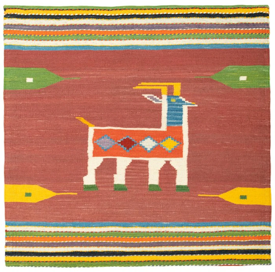 Handwoven designer Kilim – collector's piece. - Kelim - 105 cm - 108 cm