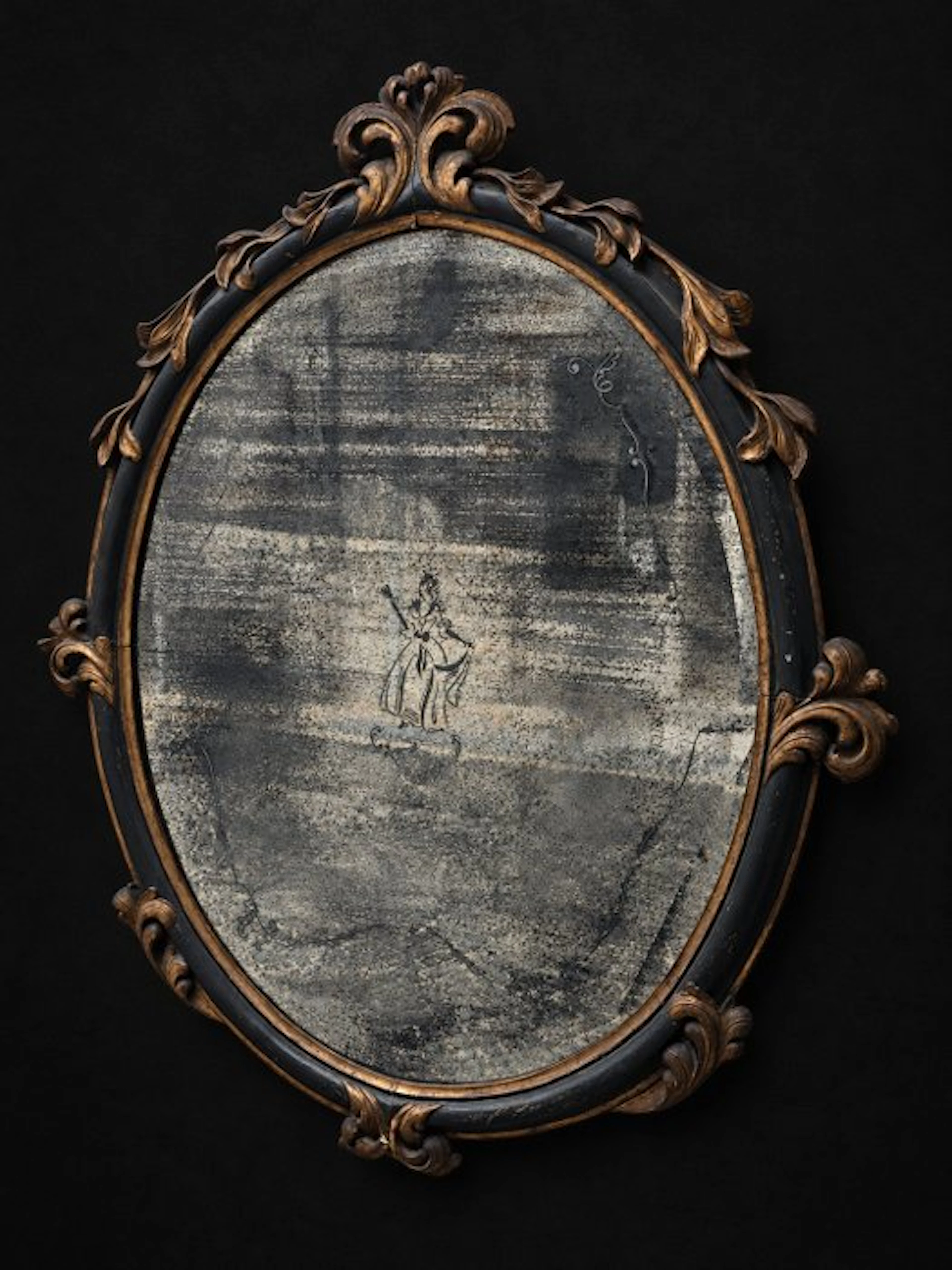 Wall mirror - Wood, Glass