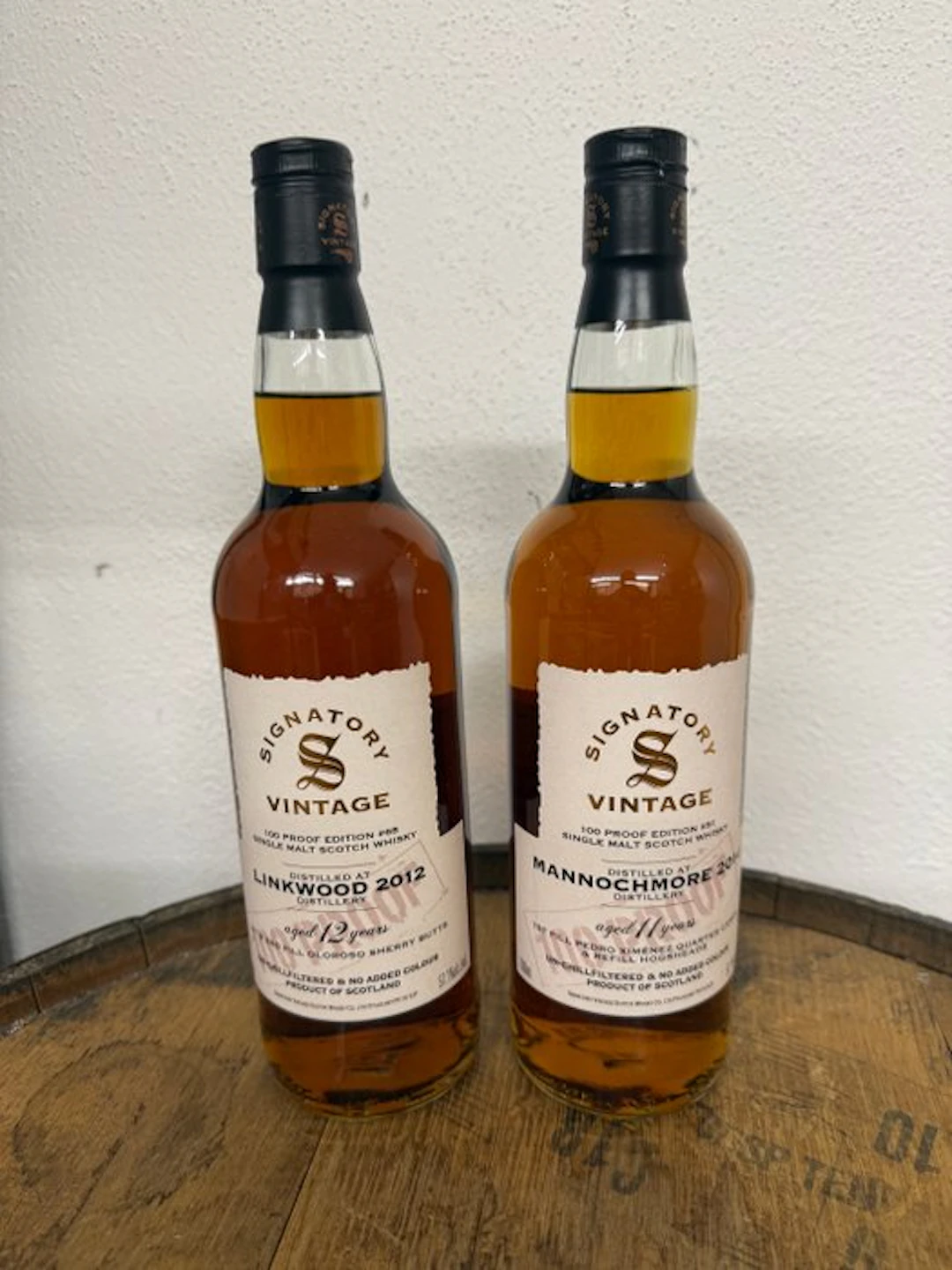 Linkwood 2012 12yo + Mannochmore 2014 11yo 100 Proof...