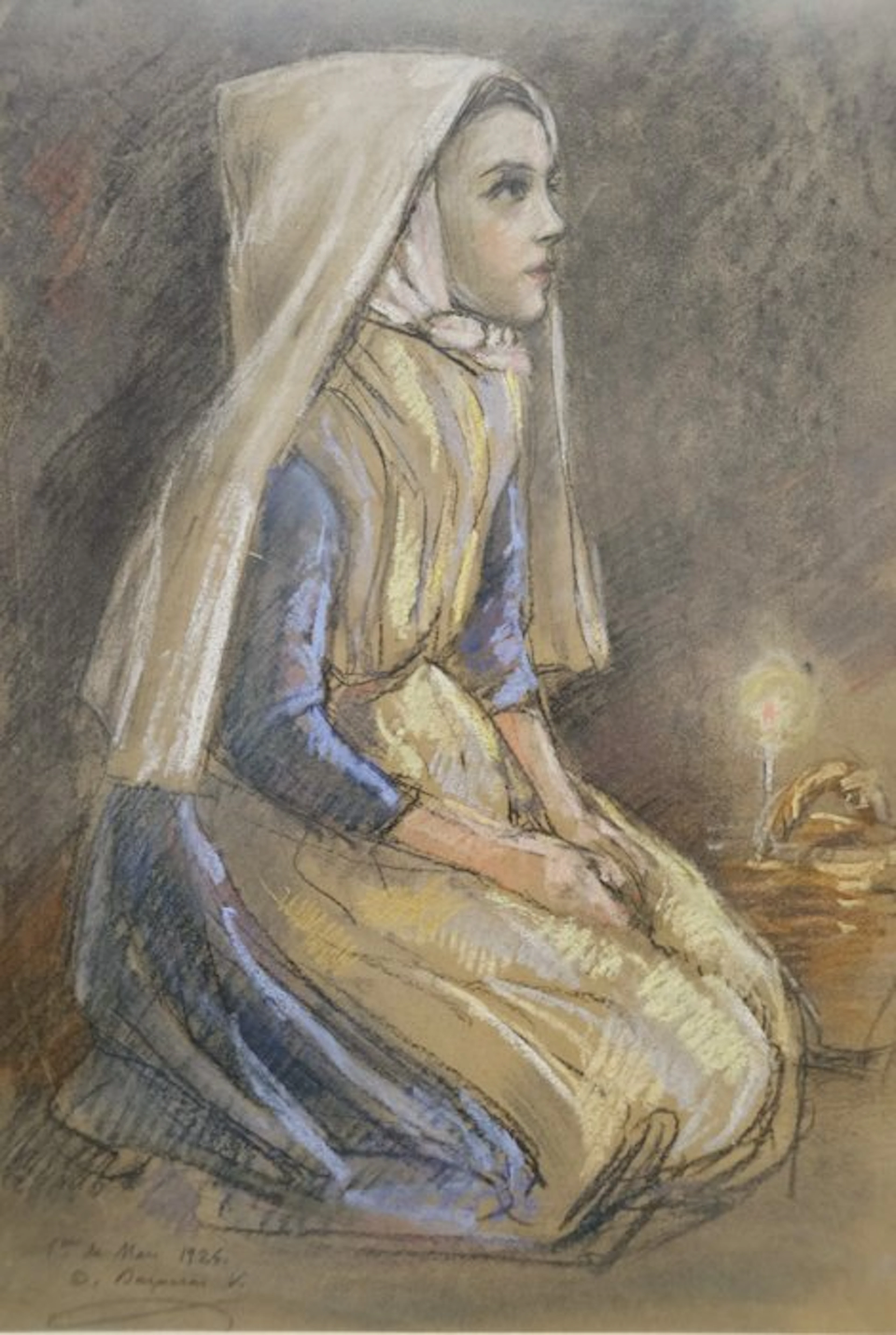 Dionís Baixeras i Verdaguer (Barcelona, 1862–1943) - Young Peasant Woman