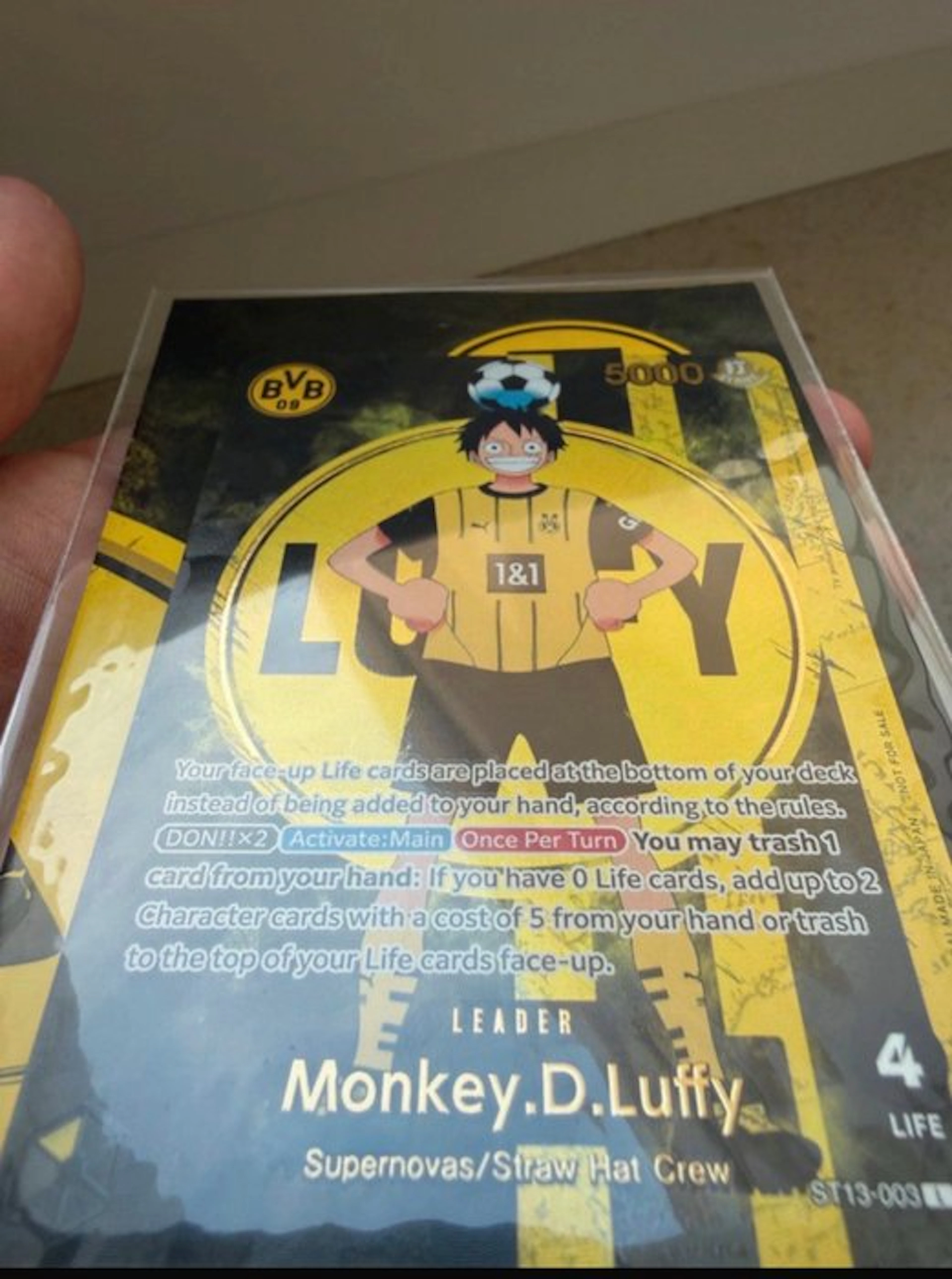 Bandai Namco - 1 Card - One Piece - Monkey D. Luffy St13-003