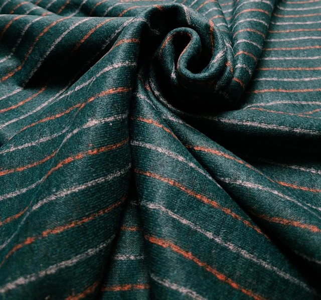 B665 - 580 x 165 cm - Maglia in Pura Lana di Biella - Textile - 580 cm - 165 cm