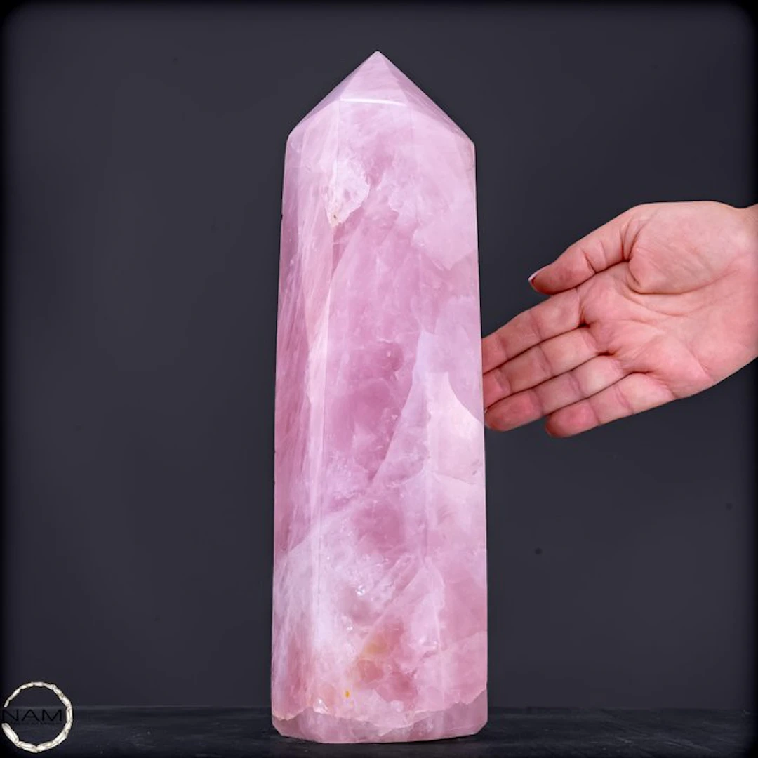 Beautiful rose quartz obelisk – Symbol of love and harmony- 4811.36 g