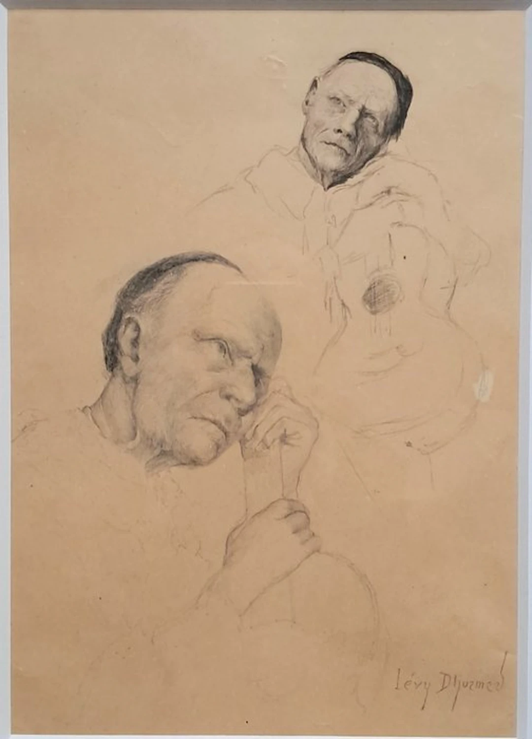 Lucien Lévy-Dhurmer (1865-1953) - Le guitariste
