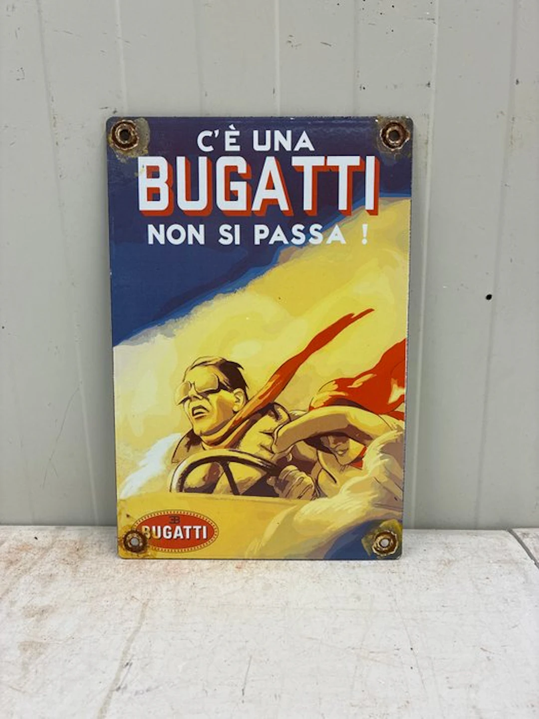 Bugatti – C'è una Bugatti Non Si Passa – Emaille...