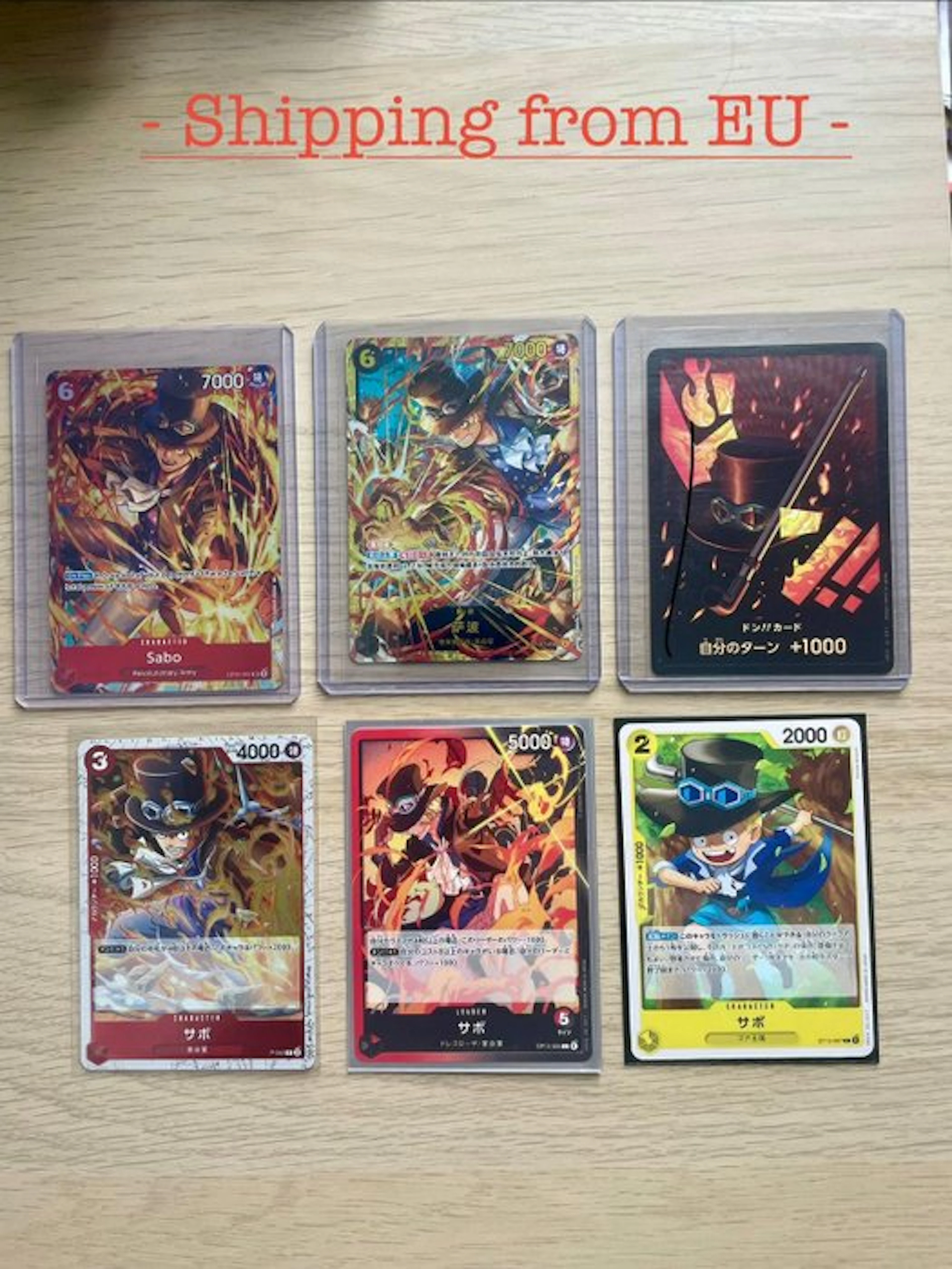 Bandai - 6 Card - One Piece TCG - Sabo Premium Bundle - 6 cards incl