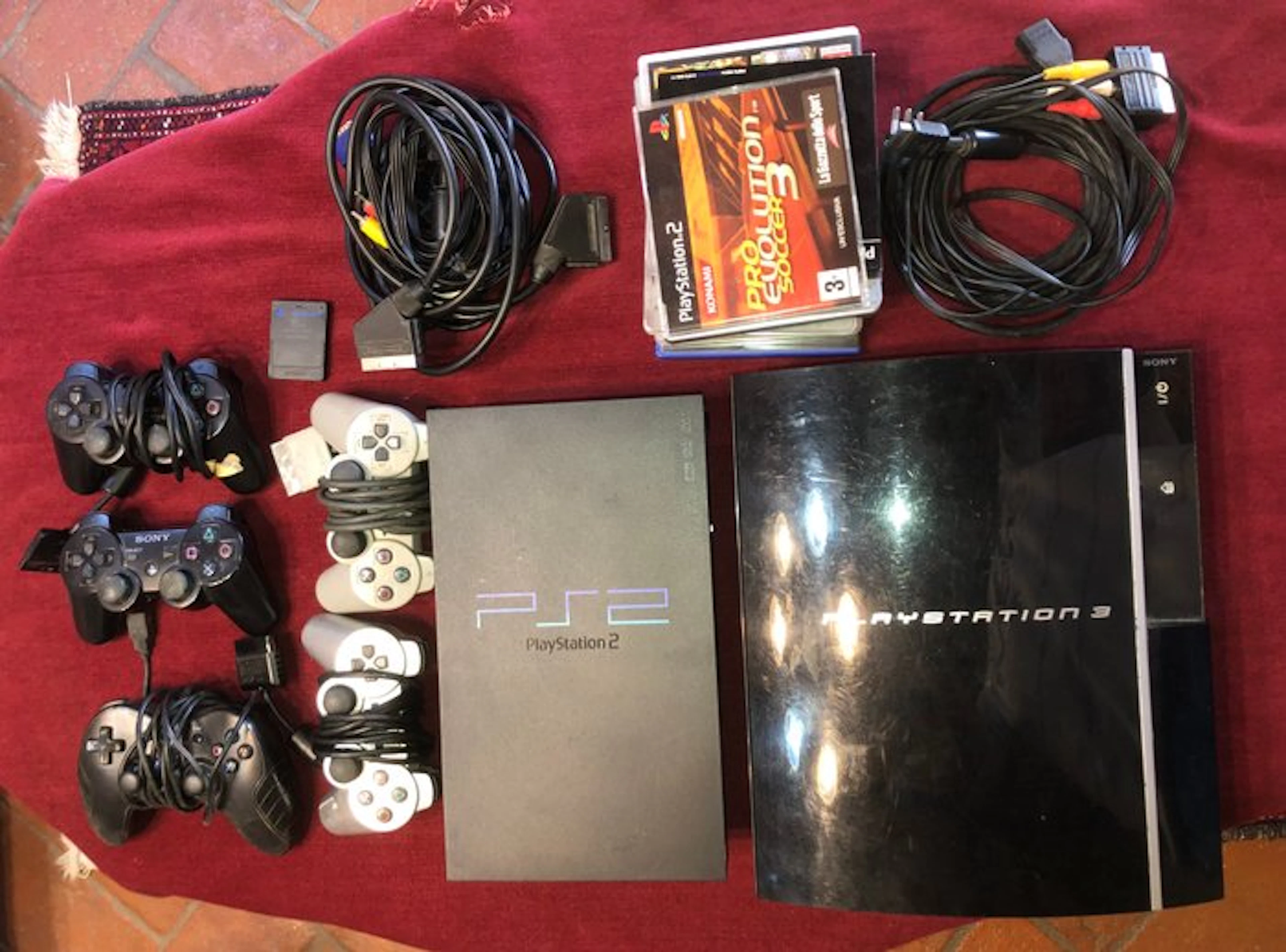 Sony - PlayStation 2/3 - Video game console + games