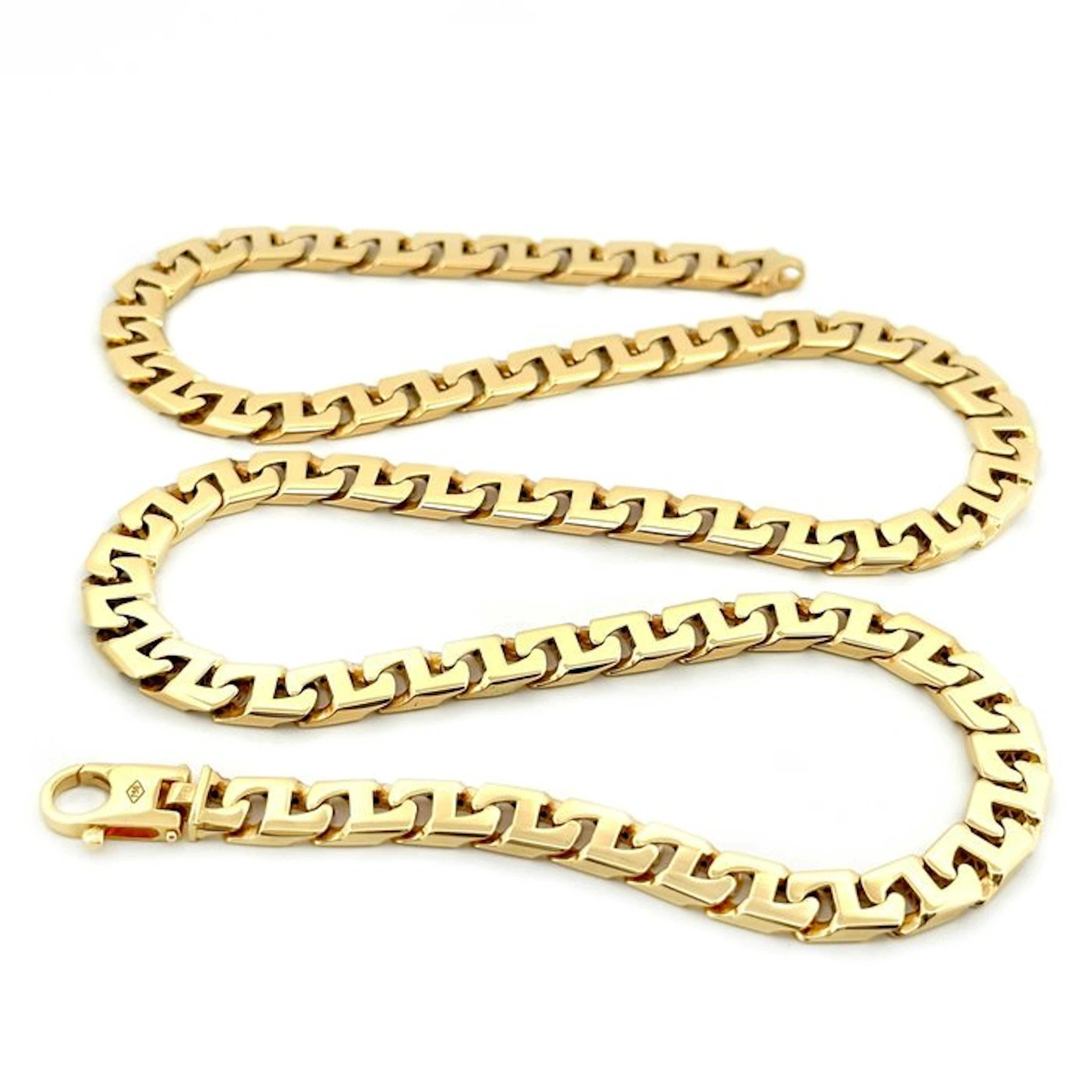 Necklace - 18 kt. Yellow gold - Solid Chain - 60 cm
