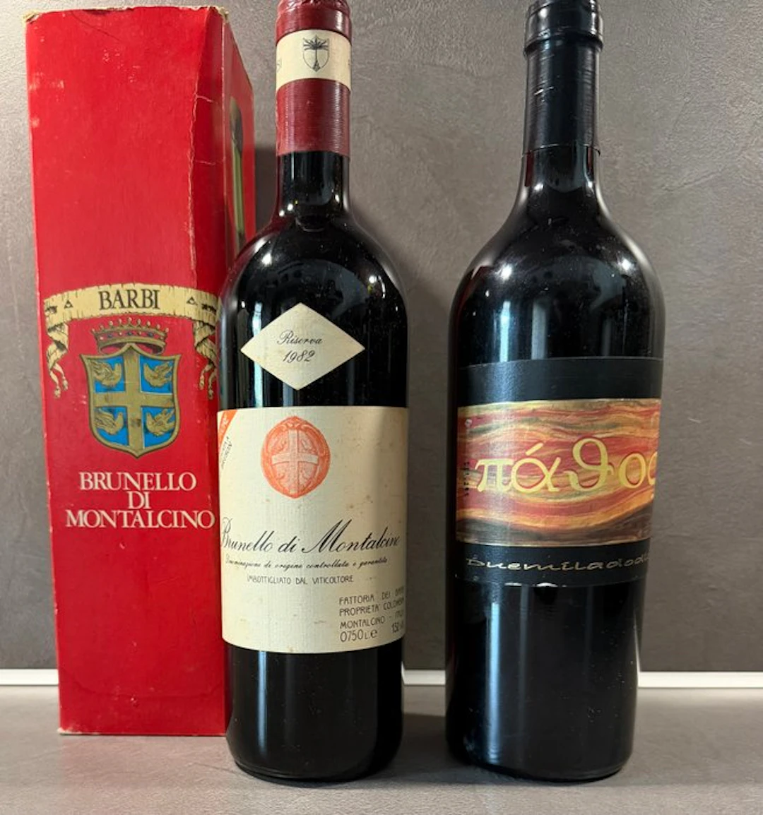 1982 Fattoria dei Barbi Vigna Fiore & 2012 S.Barbara...