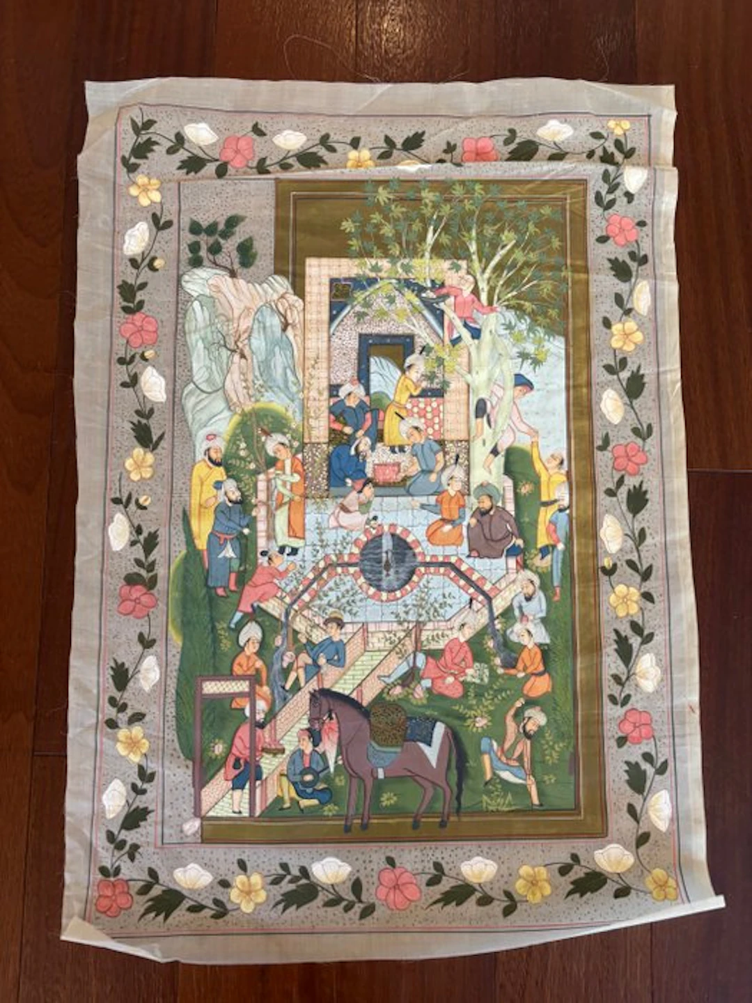 Satin - India - 20th century