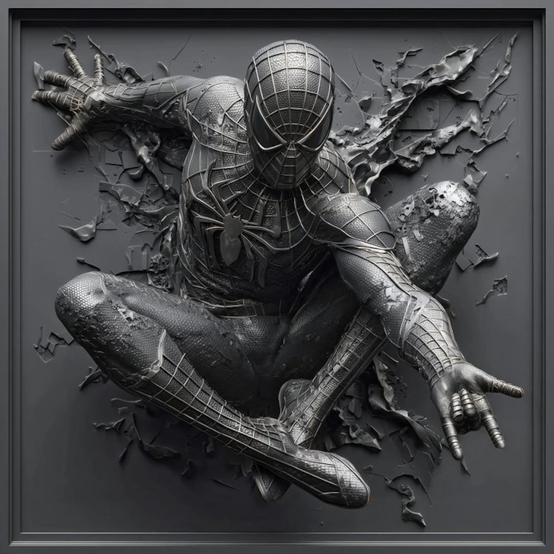 Artxlife - Black Spiderman Beyond the Frame