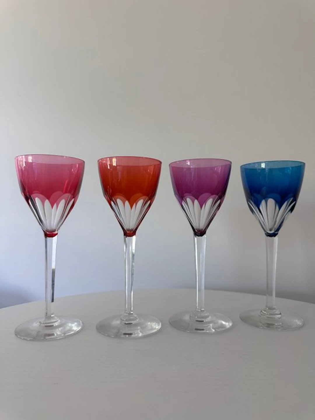 Val Saint Lambert - Wine glass (4) - Glass