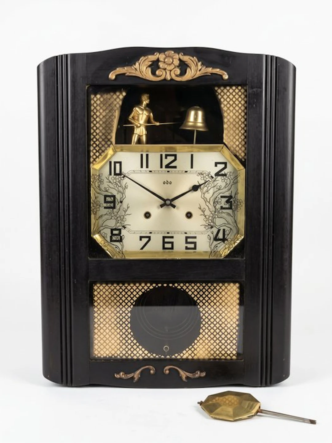 Pendulum clock - ADO - Antique Wood - 1980-1990 - I hear a French pendulum.