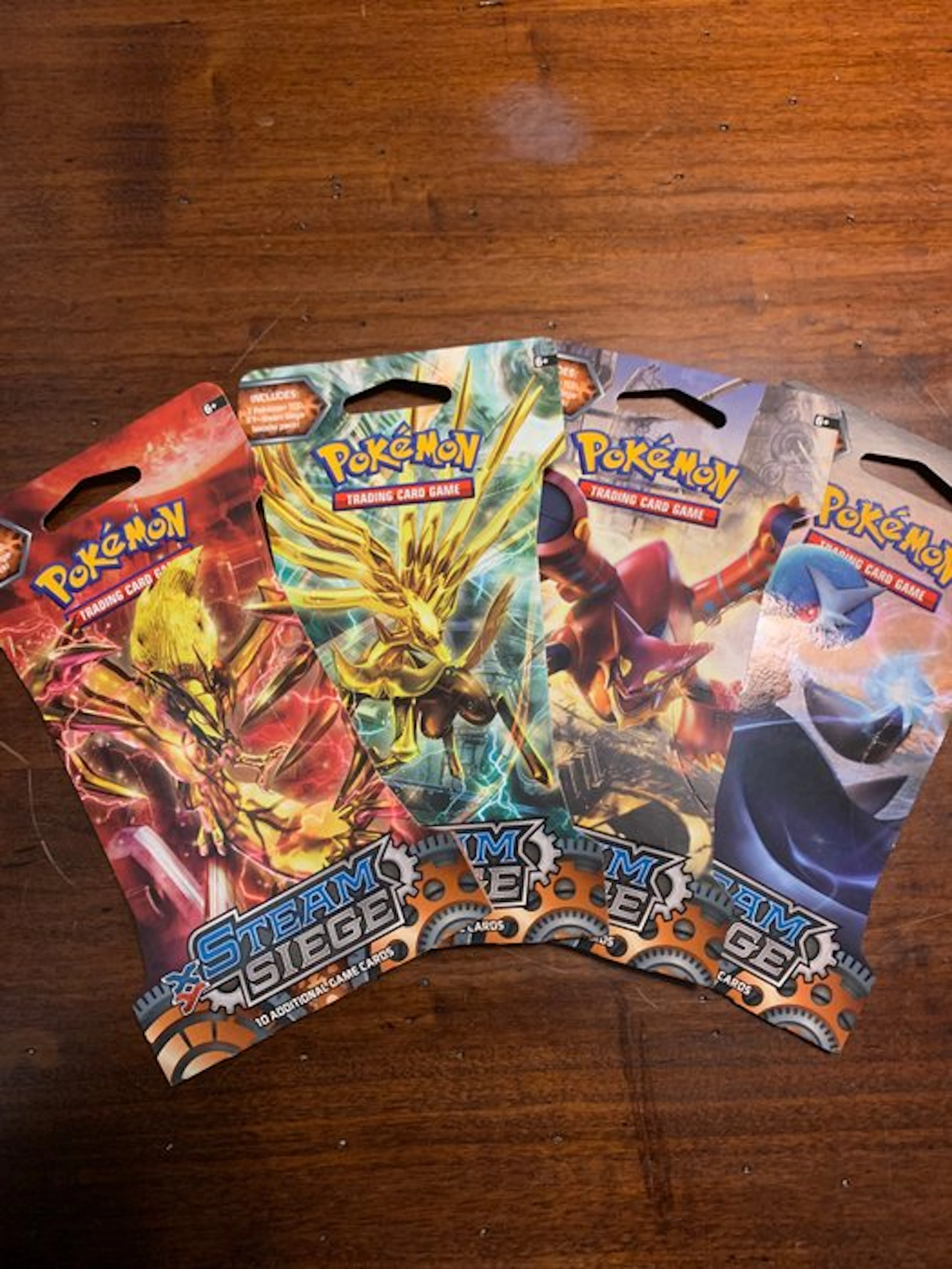 Pokémon - 4 Booster pack - Steam Siege booster pack - XY - Steam Siege