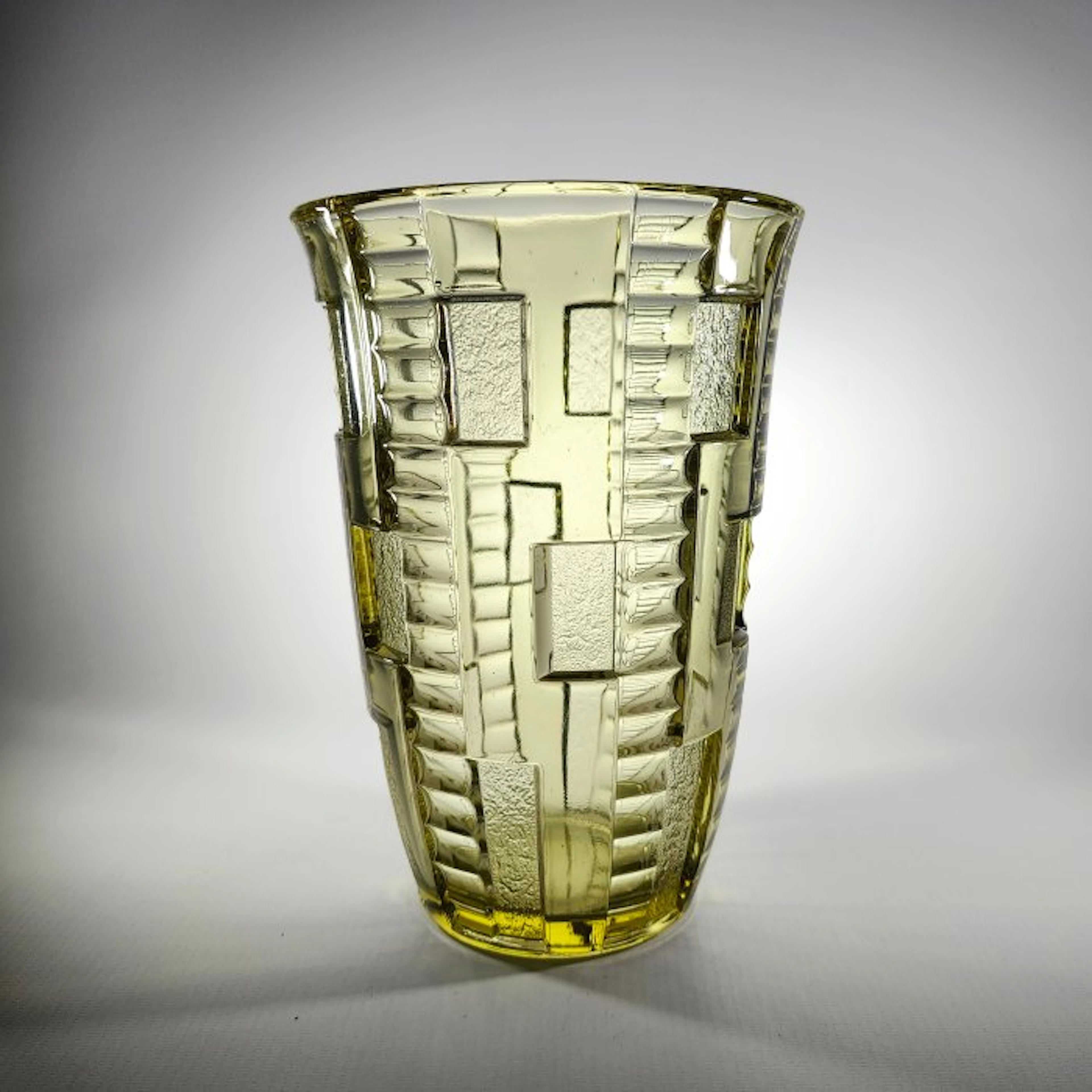 Val Saint Lambert - Charles Graffart - Vase - Marceau Catalog 1935 - Glass
