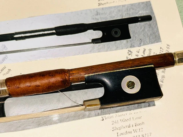 Bausch (certified) - Violin bow - Germany (No reserve price)