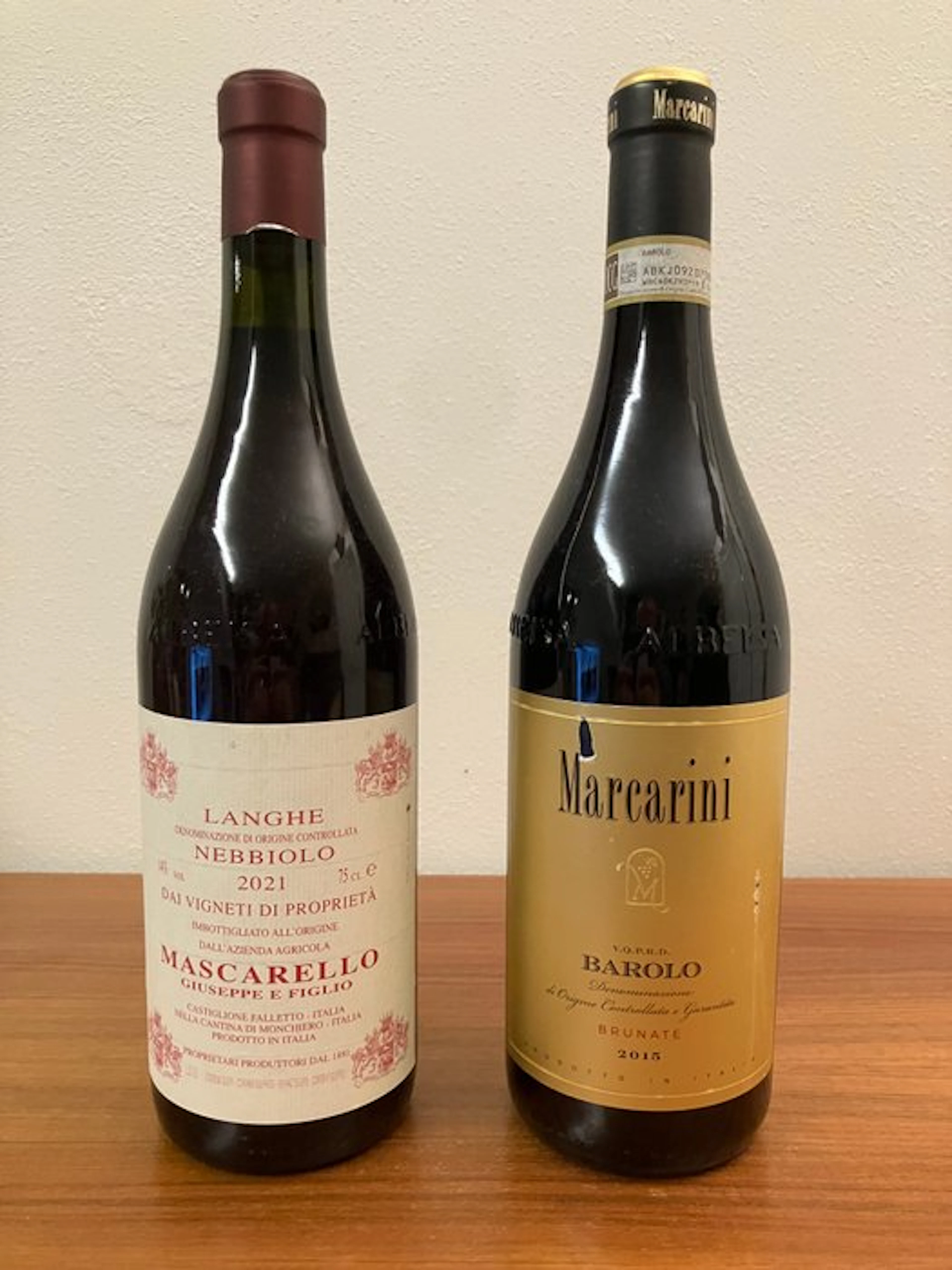 2021 Giuseppe Mascarello Nebbiolo & 2015 Marcarini 'Brunate' Barolo - Barolo