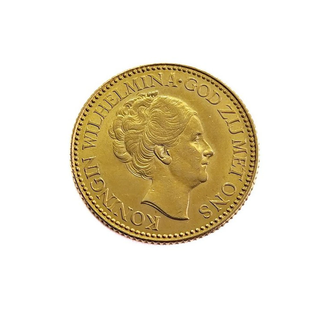 Netherlands. Wilhelmina. 10 Gulden 1925-B