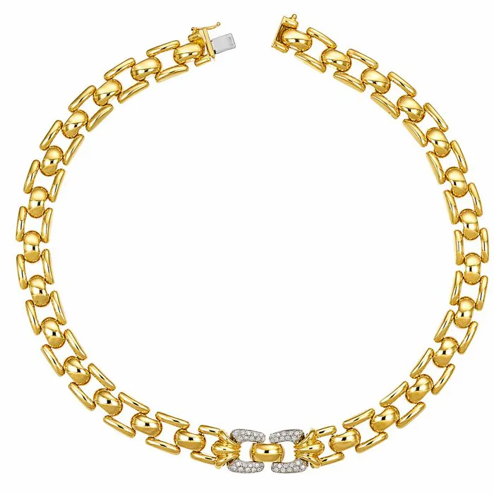 Choker necklace - 18 kt