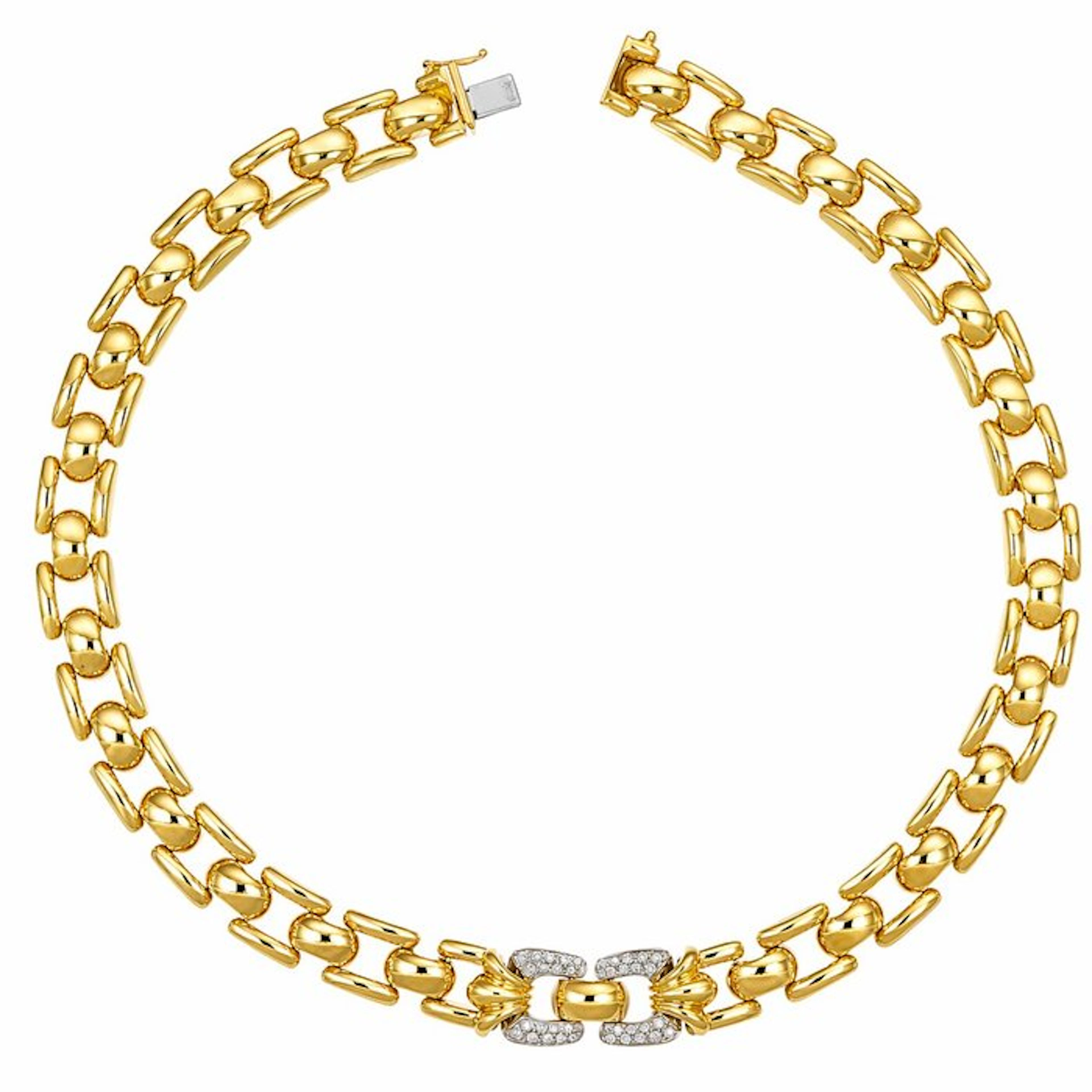 Choker necklace - 18 kt