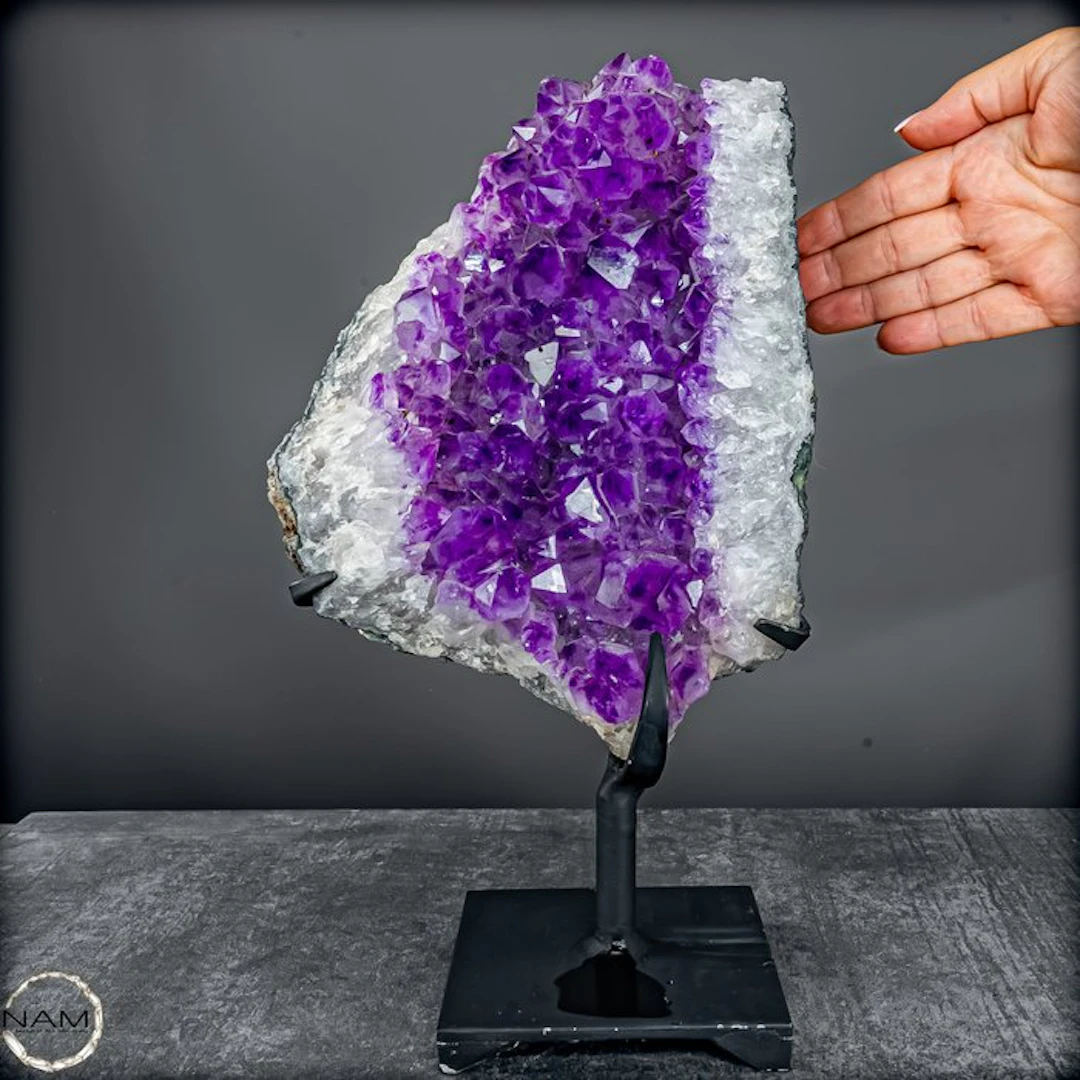 Stunning amethyst druzy from Uruguay – Sparks of nature...