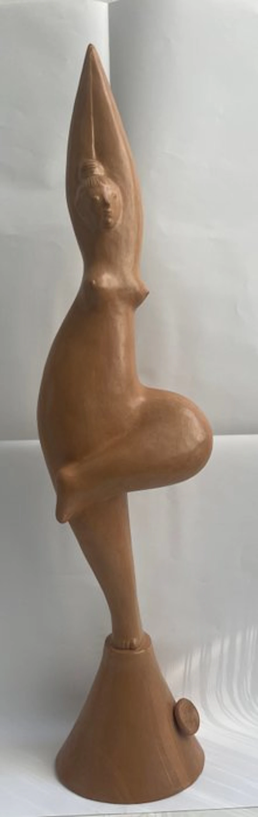 Gregorio Michele - Sculpture, Figura - 78 cm - Earthenware