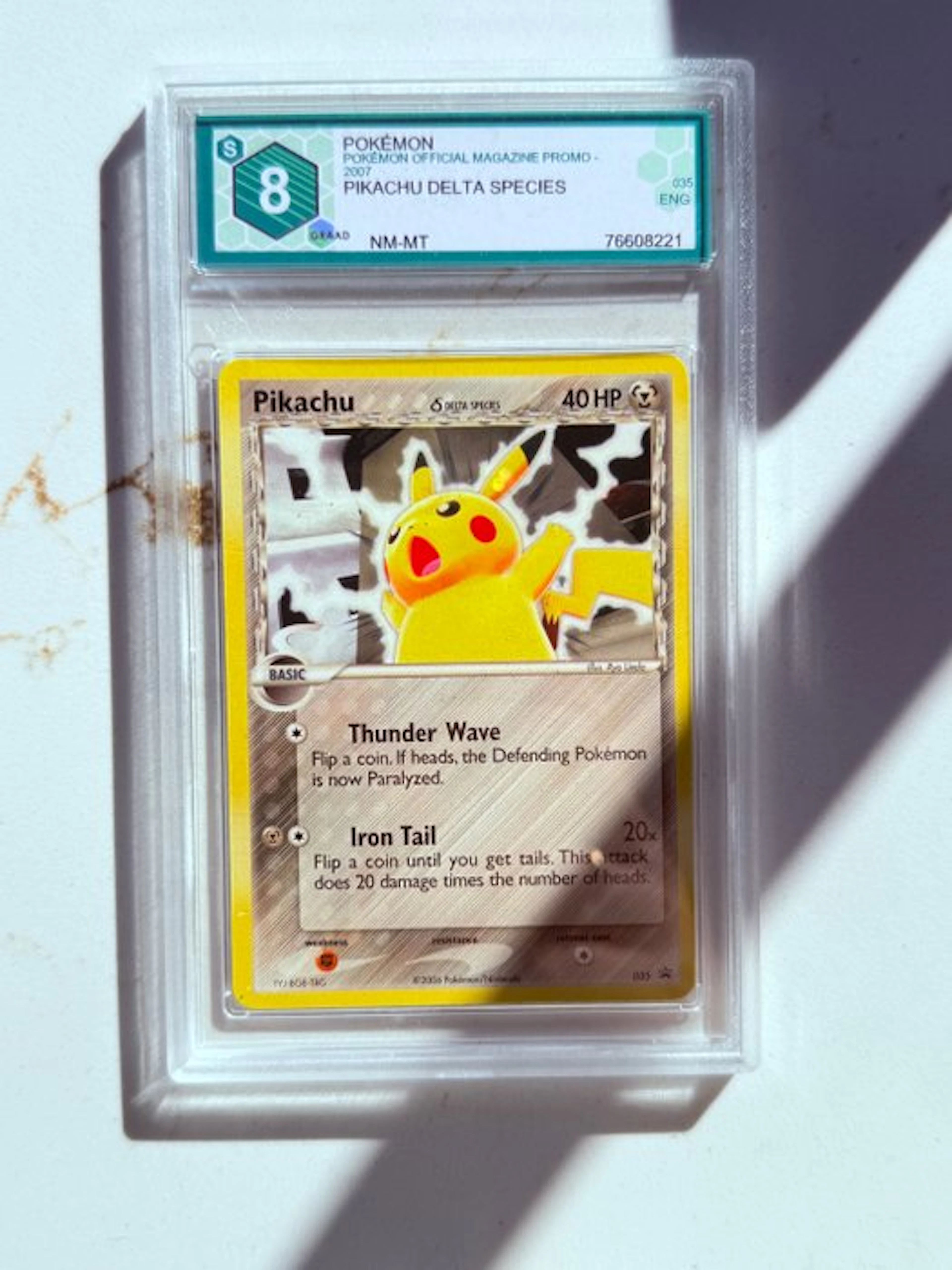 Pokémon - 1 Graded card - Pikachu