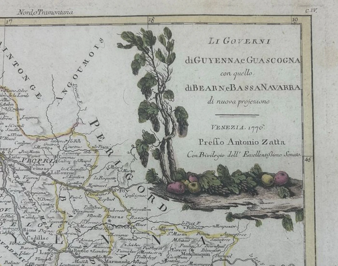 France - antiguas regiones y gobiernos de Guyena
