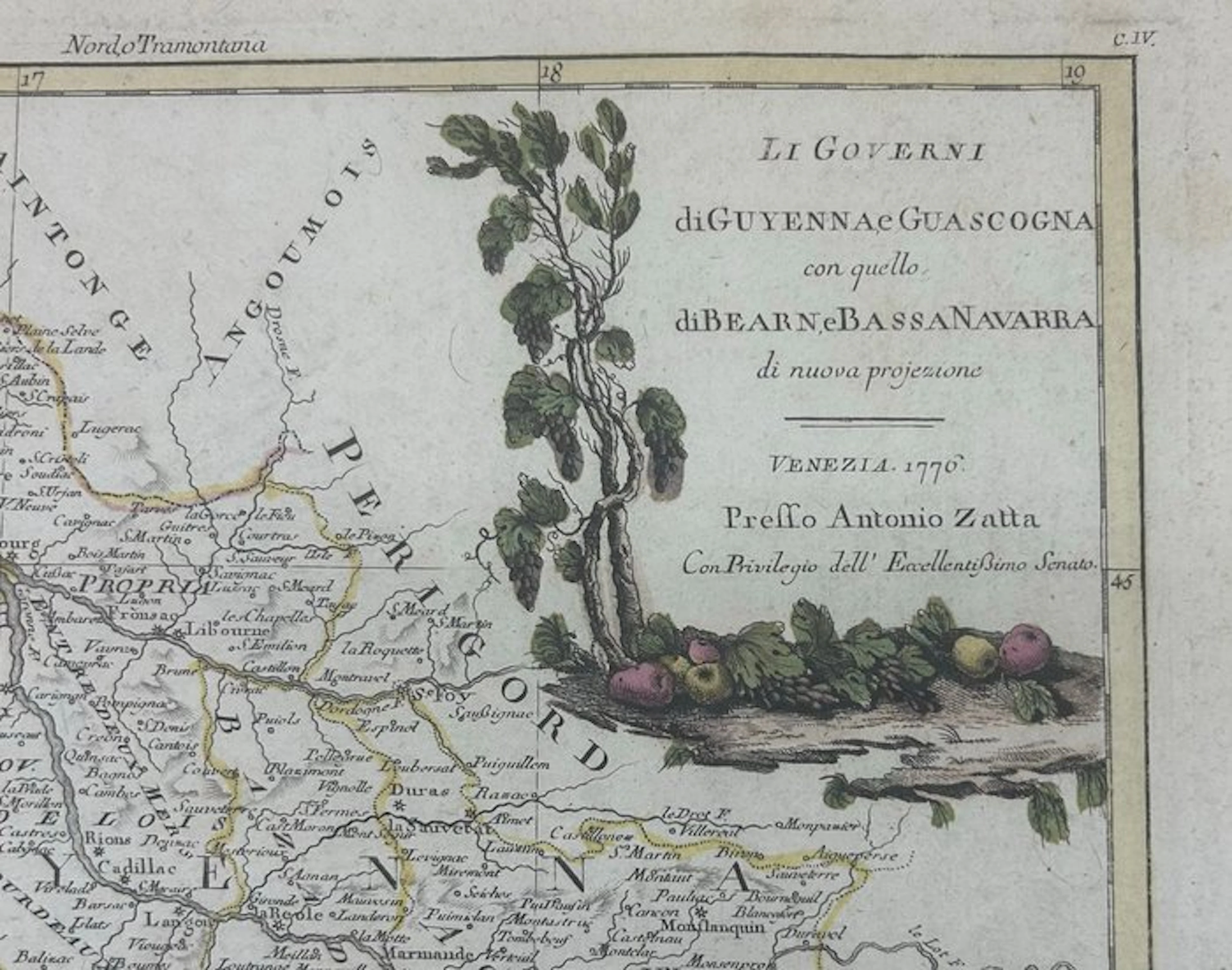 France - antiguas regiones y gobiernos de Guyena