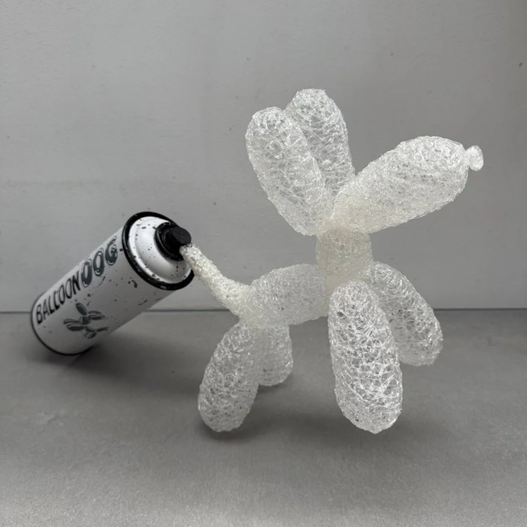 WhyCreationz (XX-XXI) - 3D Balloon Dog Spraycan