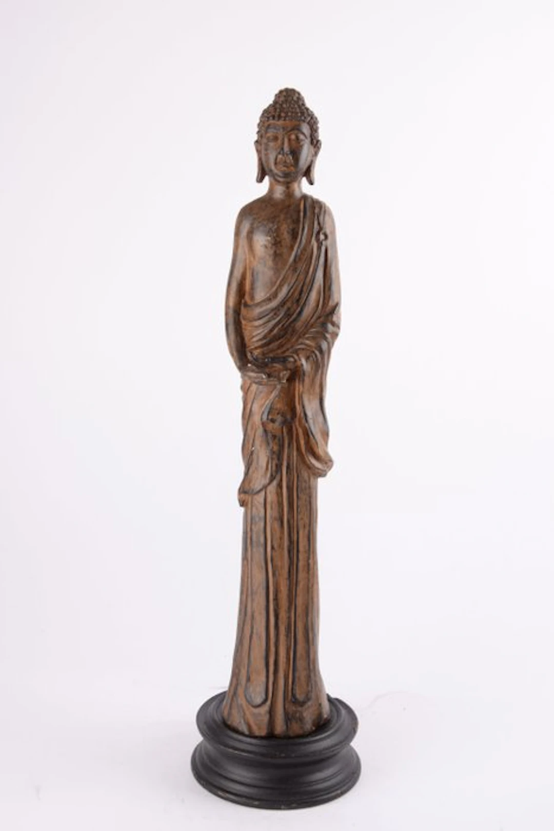 Gautama Buddha - Wood - Indonesia - Late 20th century