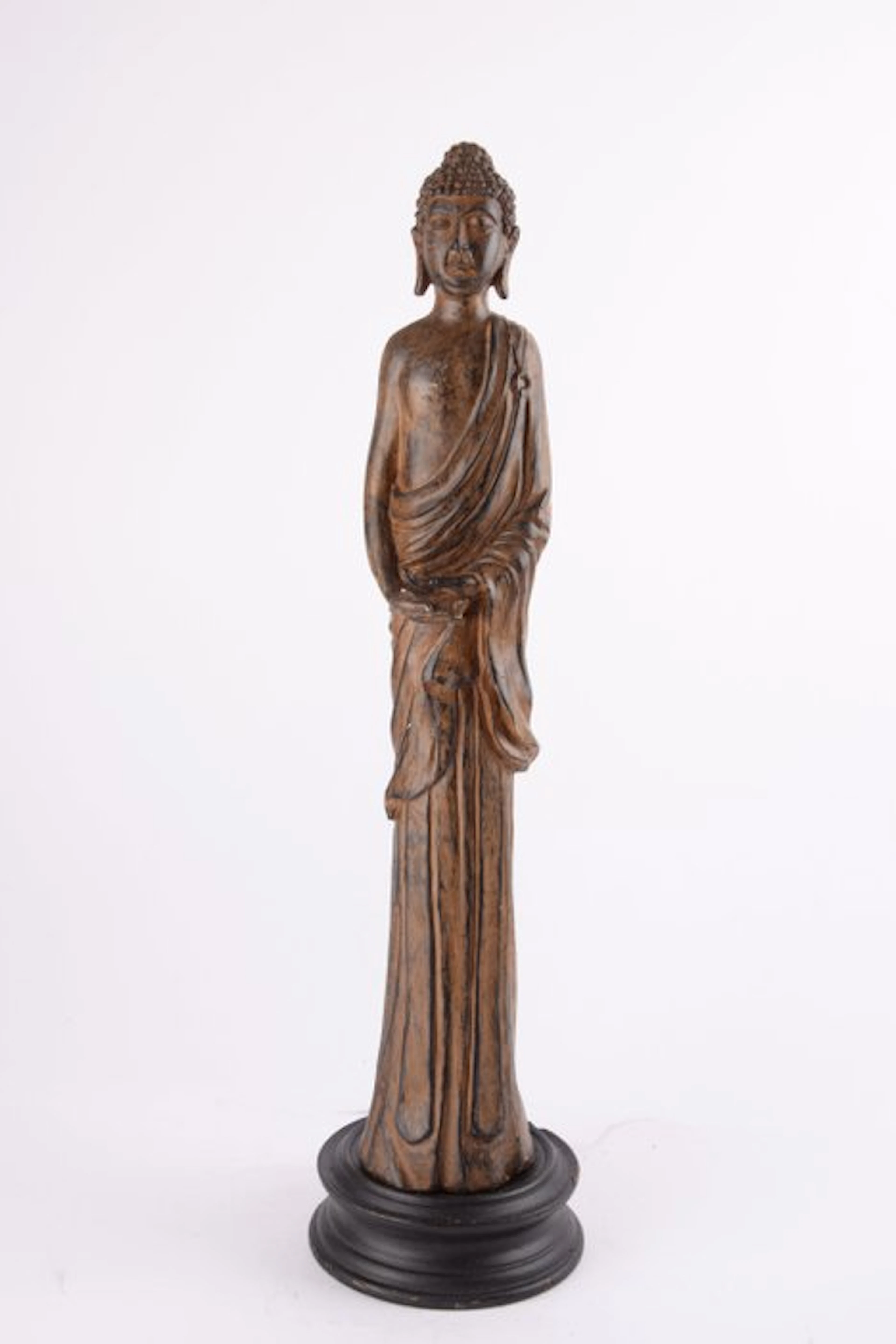 Gautama Buddha - Wood - Indonesia - Late 20th century