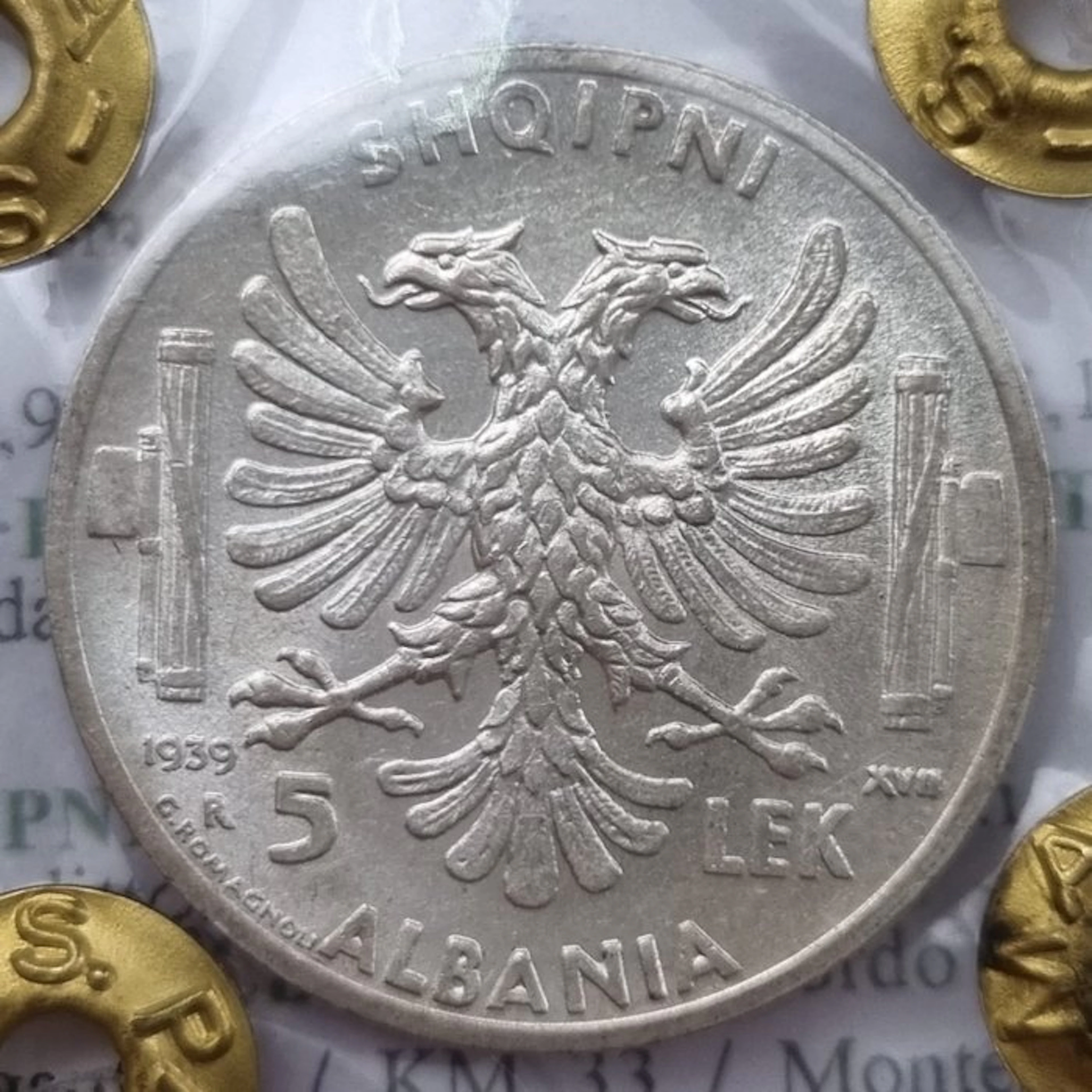 Albania (Italian protectorate) Vittorio Emanuele III