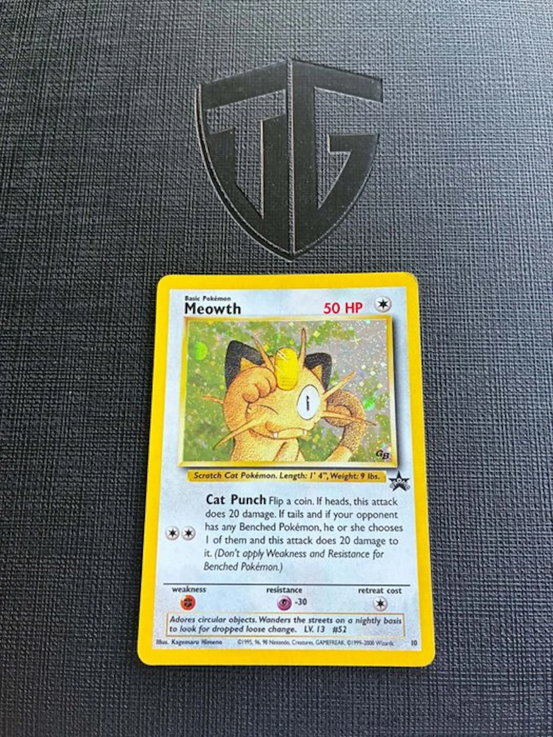 Pokémon - 1 Card - Meowth 10 Foil, Holo, Promo card - WOTC