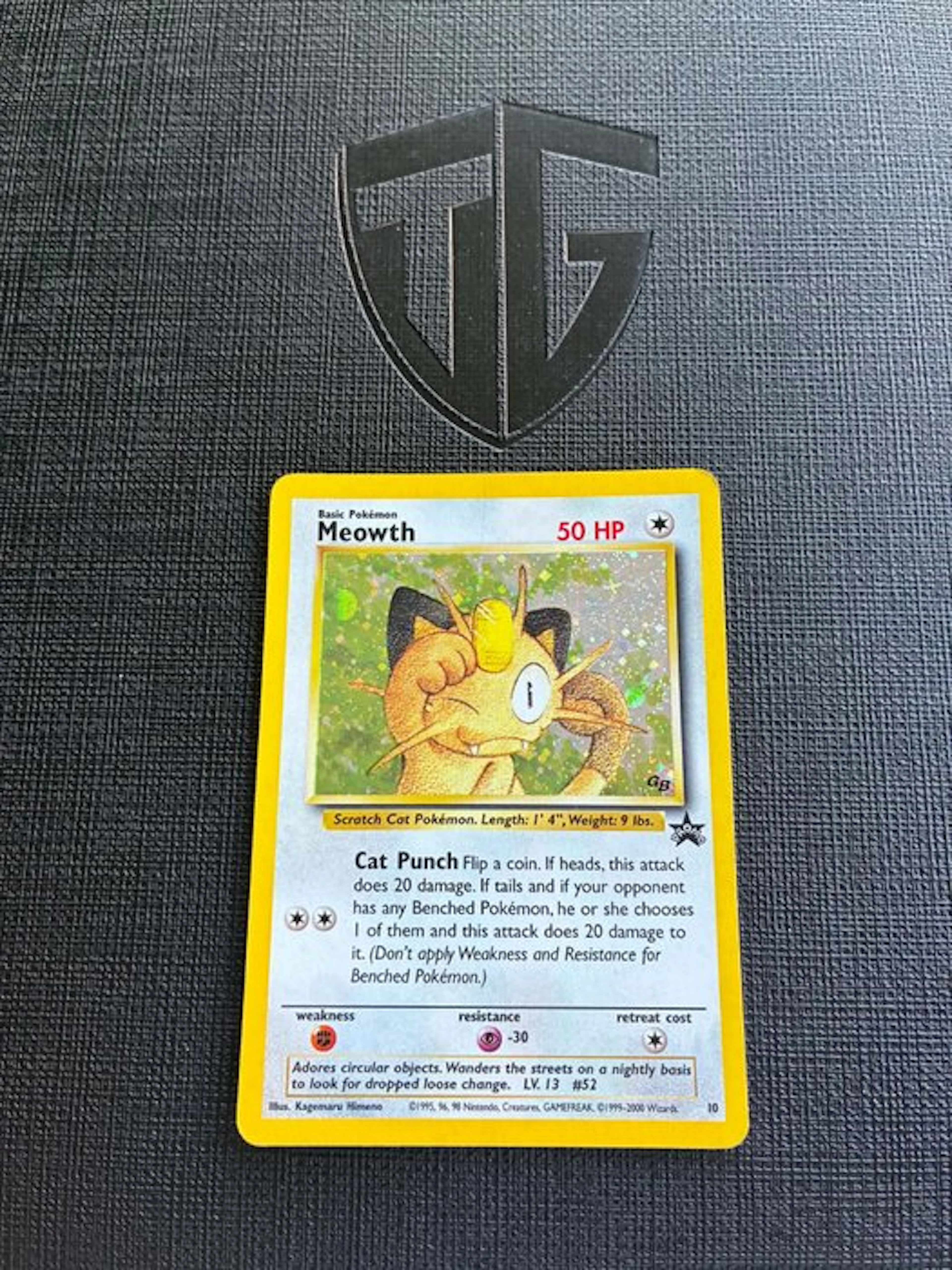 Pokémon - 1 Card - Meowth 10 Foil, Holo, Promo card - WOTC