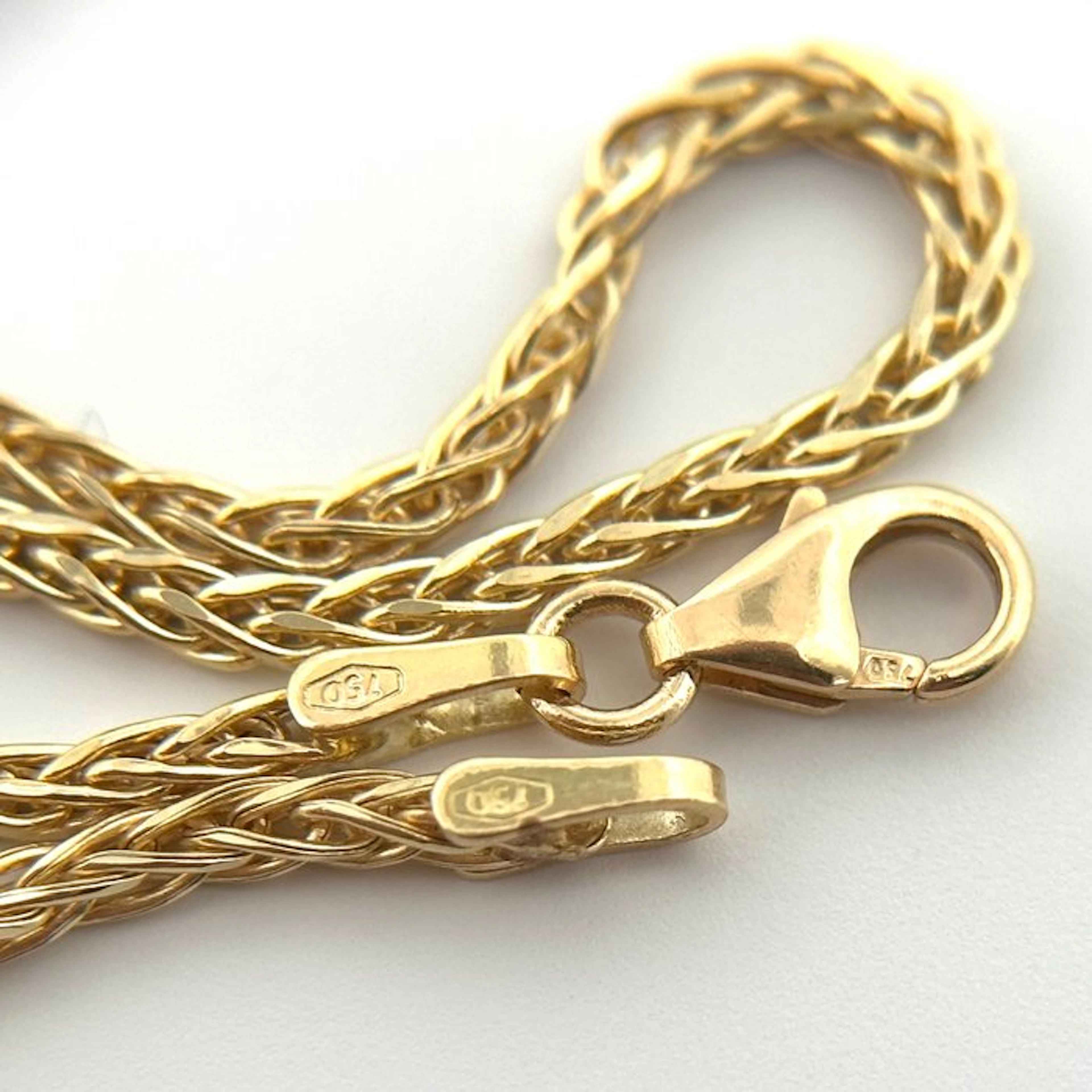 Bracelet - 18 kt. Yellow gold - Spiga - 19.5 cm
