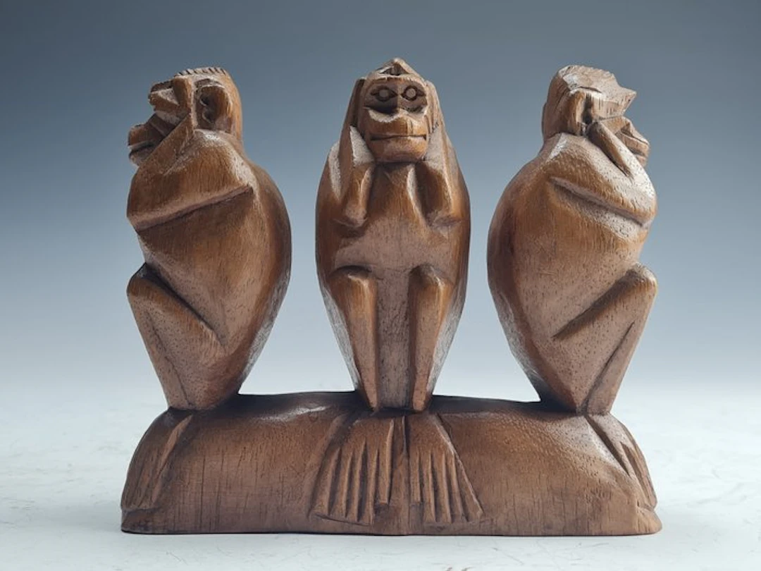 Three Wise Monkeys - Figure - Unknown (No reserve price)