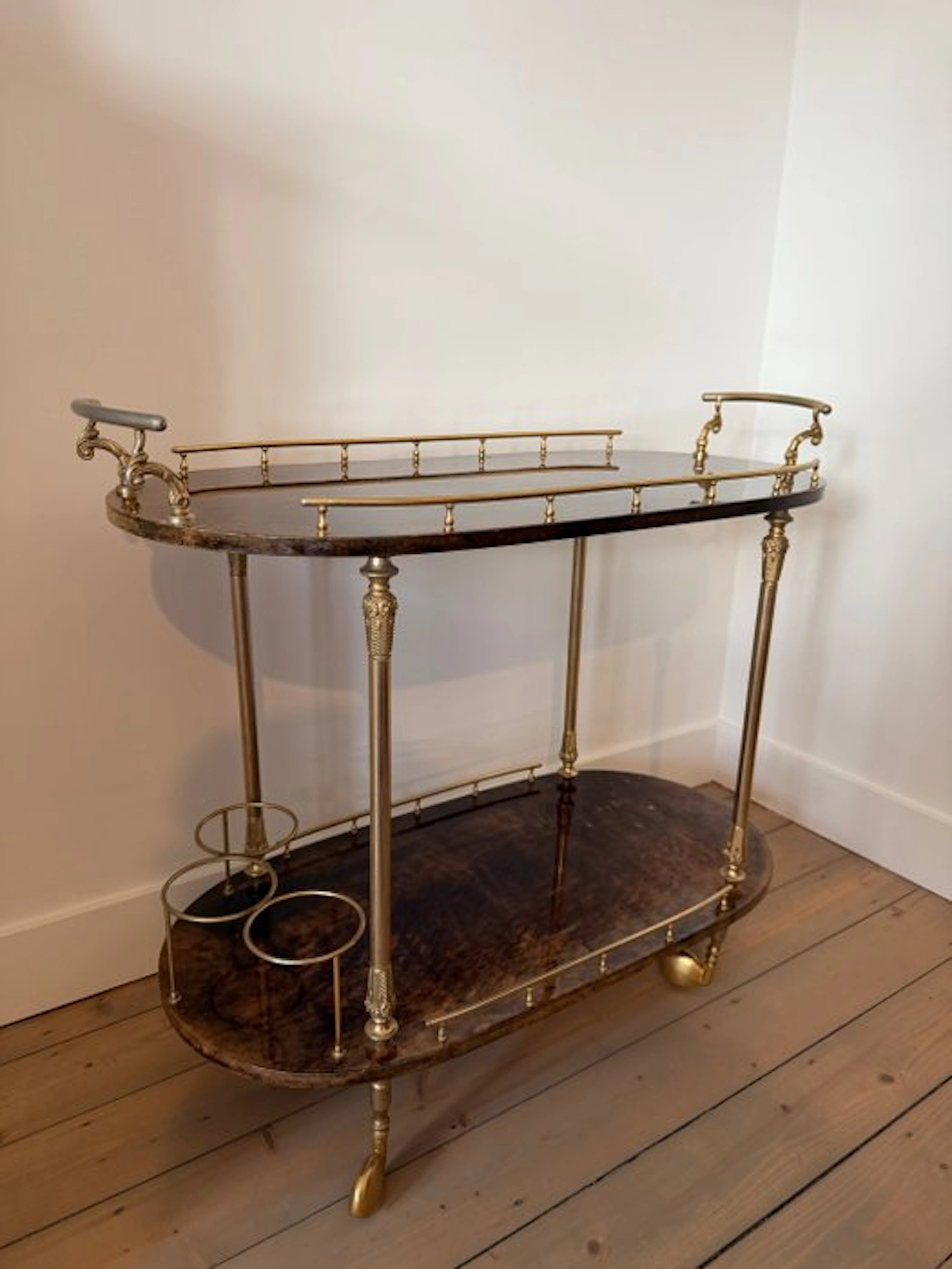Aldo Tura - Aldo Tura - Serving trolley - Metal