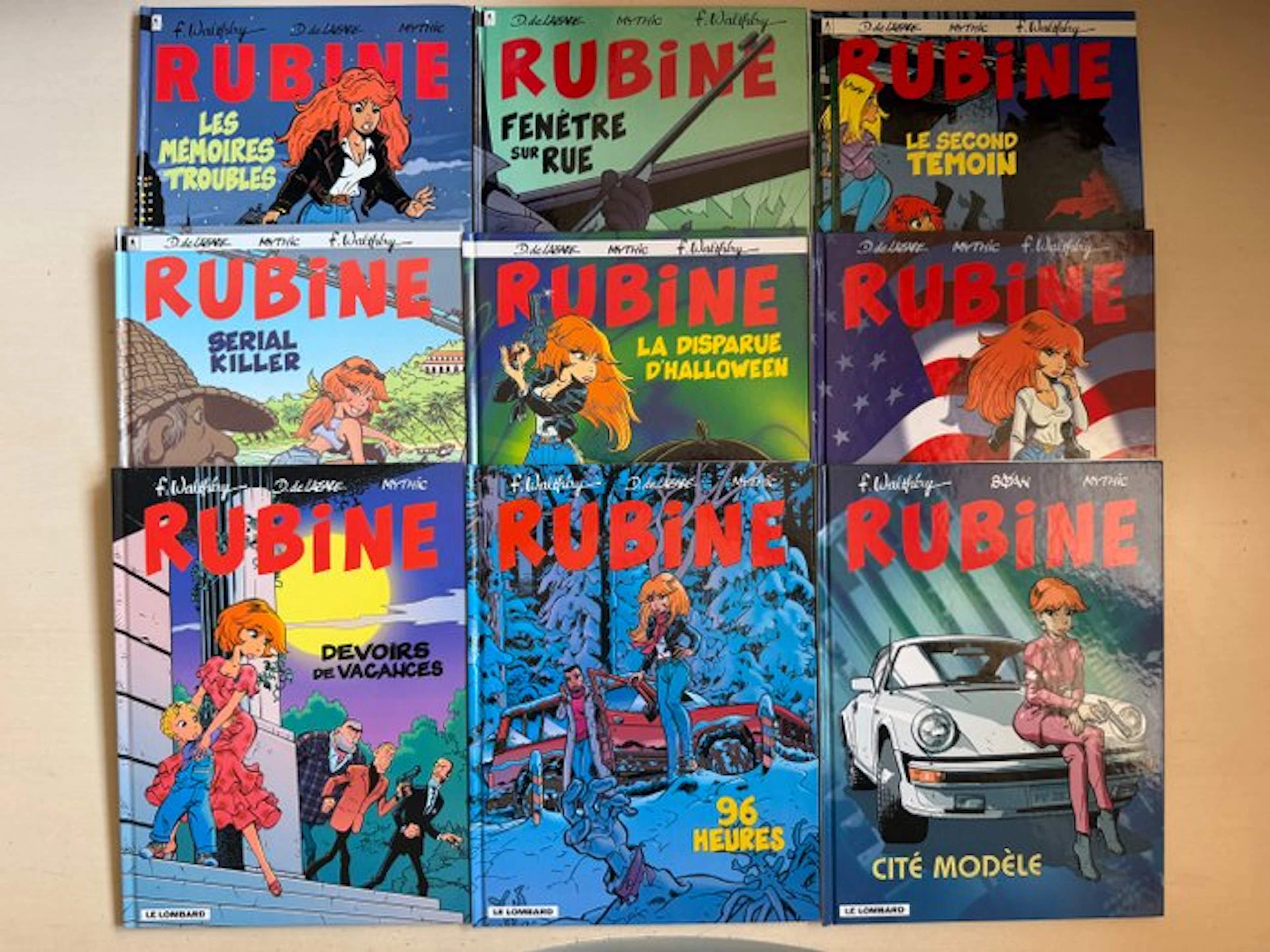 Rubine T1 à T9 - 9x C - 9 Album - First edition - 1993/2004