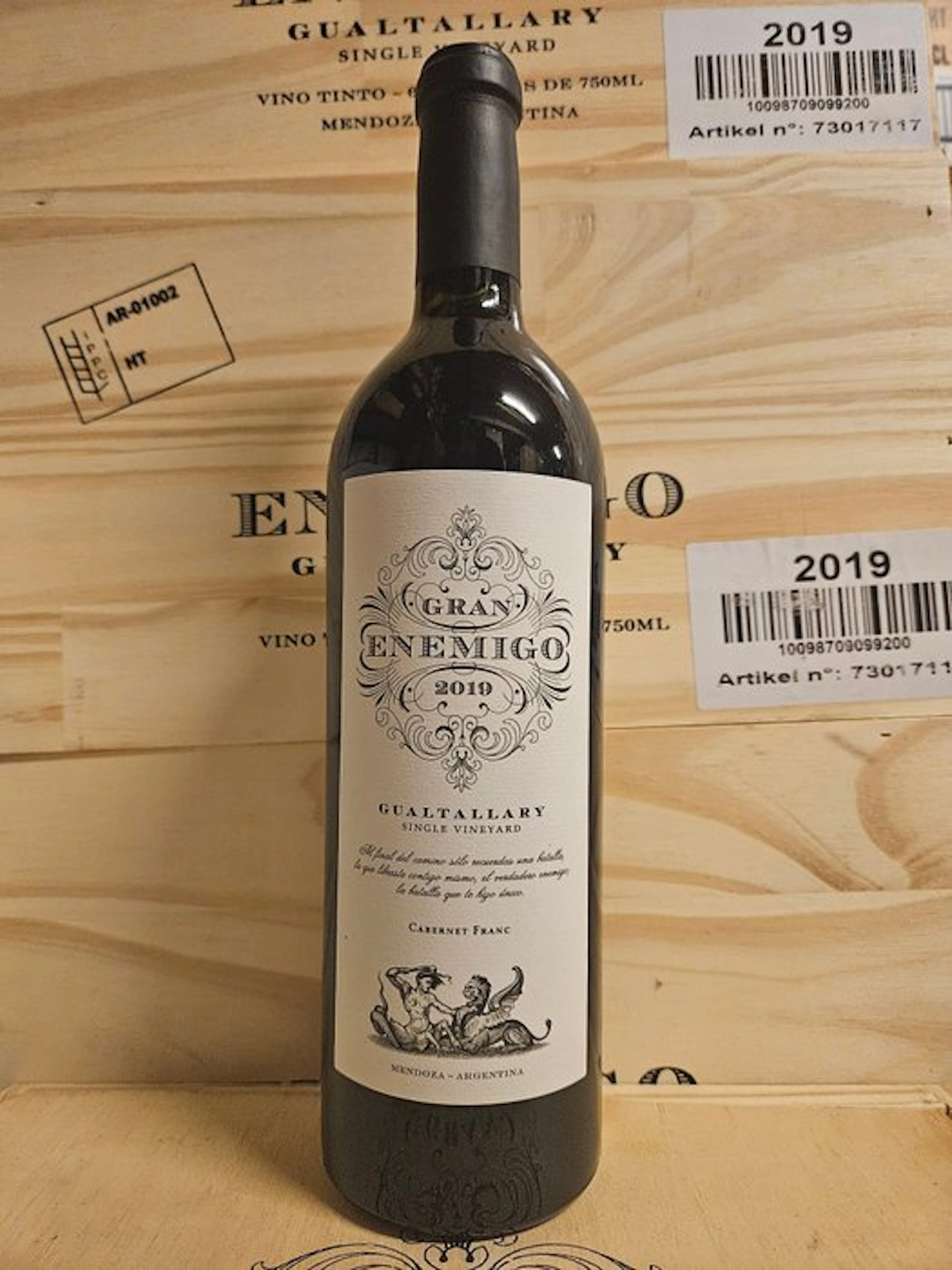 2019 Gran Enemigo Gualtallary Single Vineyard Cabernet...