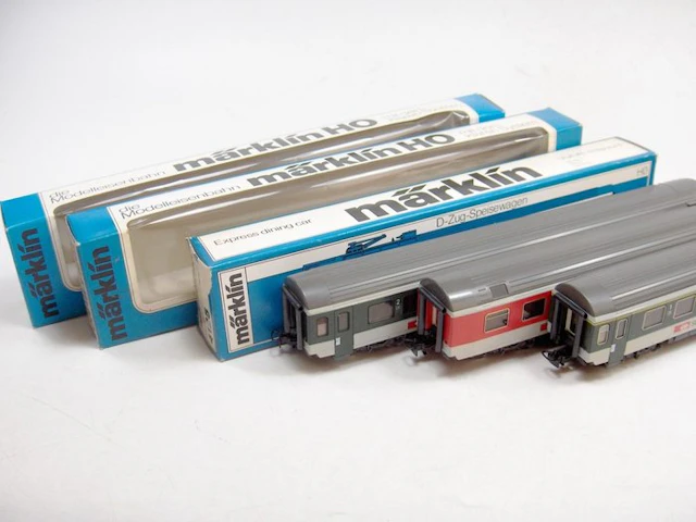 Märklin H0 - 4123 4124 4125 - Train set (3) - Set unused carriages
