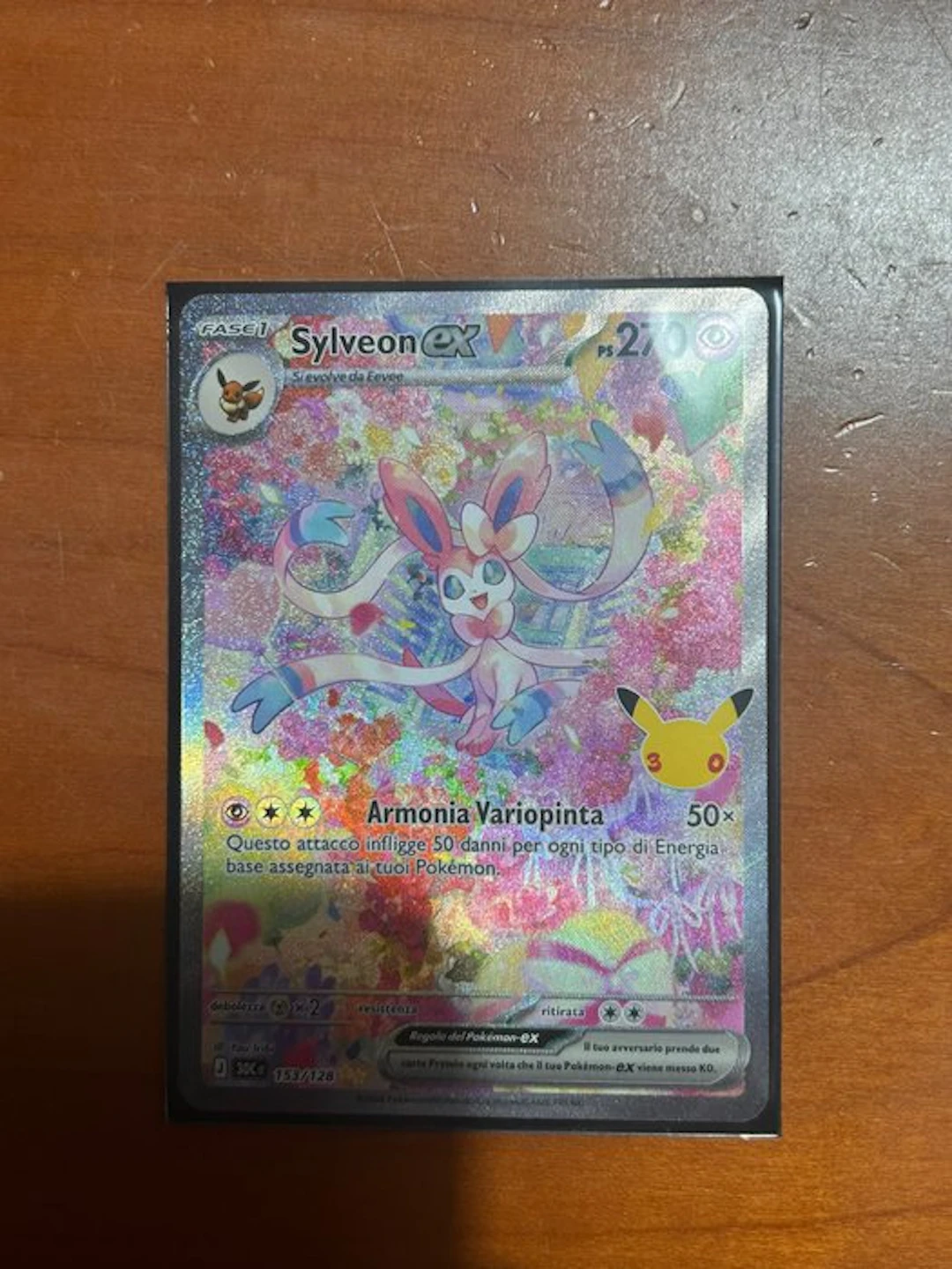 Pokémon - 1 Card - Sylveon 153/128 Full art, Foil, Promo card - Various sets